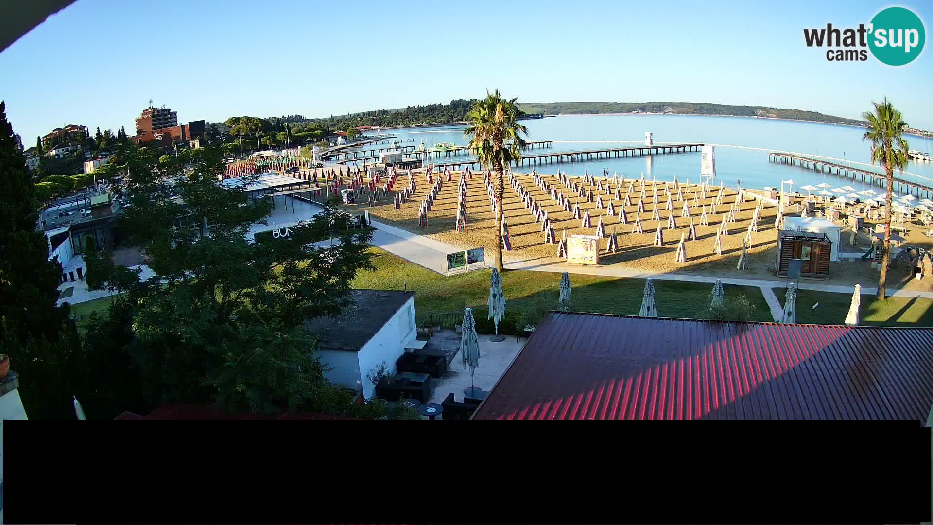Web kamera Portorož plaža – Kavarna Karamela