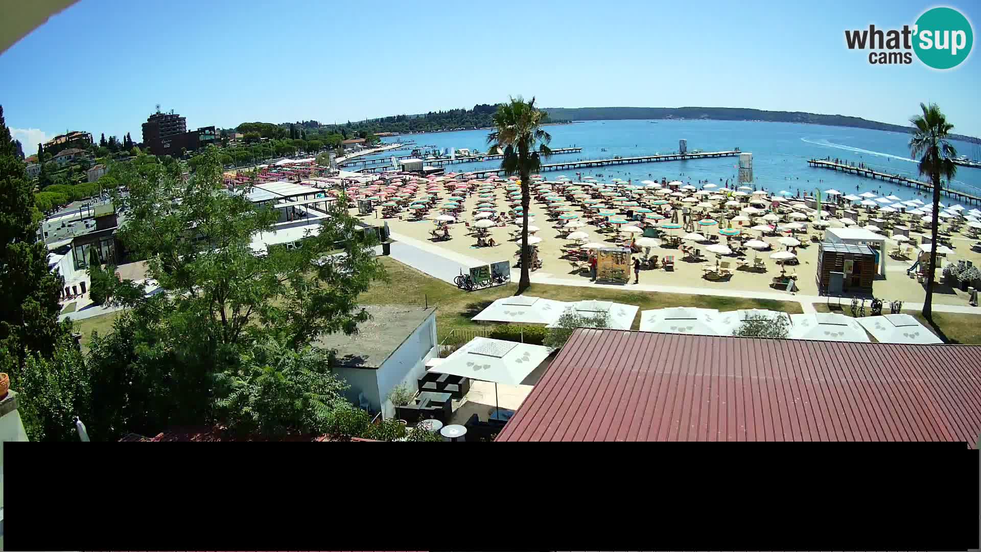 Livecam Portorož beach