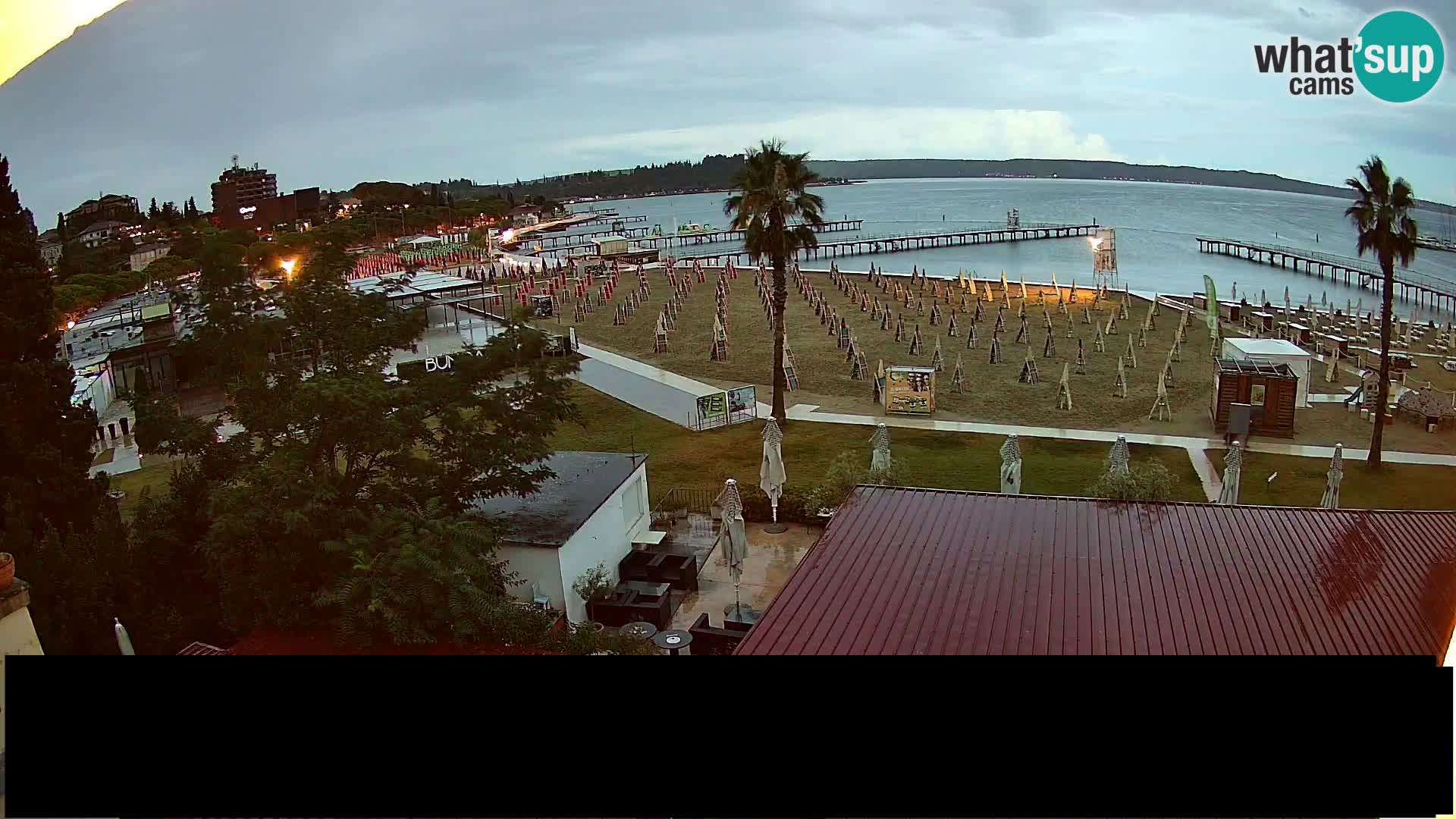 Playa Portorož camera en vivo