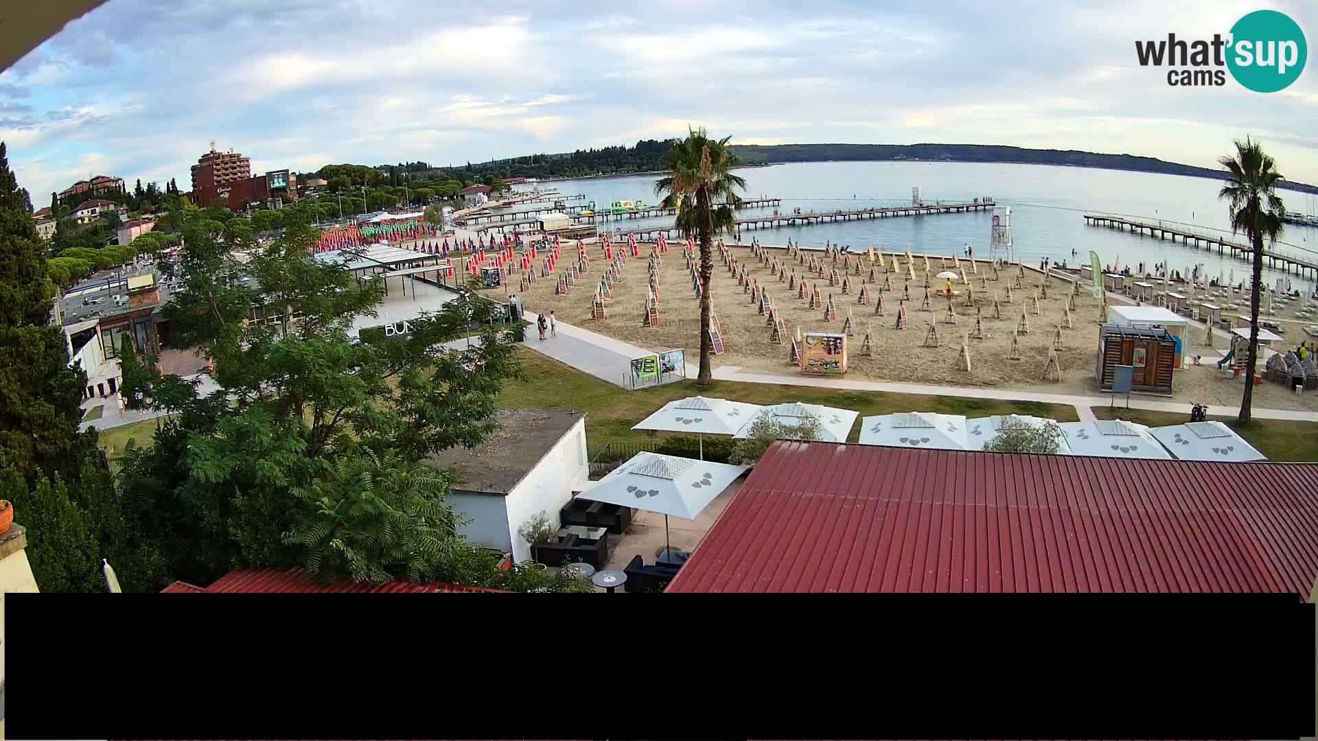 Webcam Live Playa de Portorož