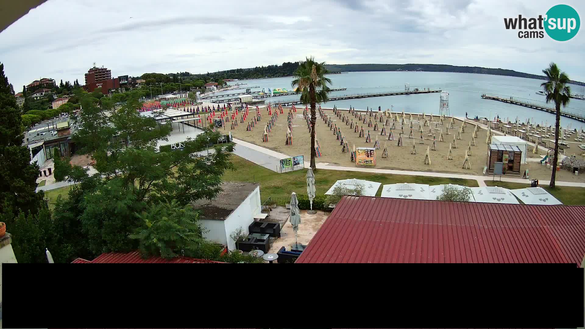 Webcam Live Spiaggia di Portorose