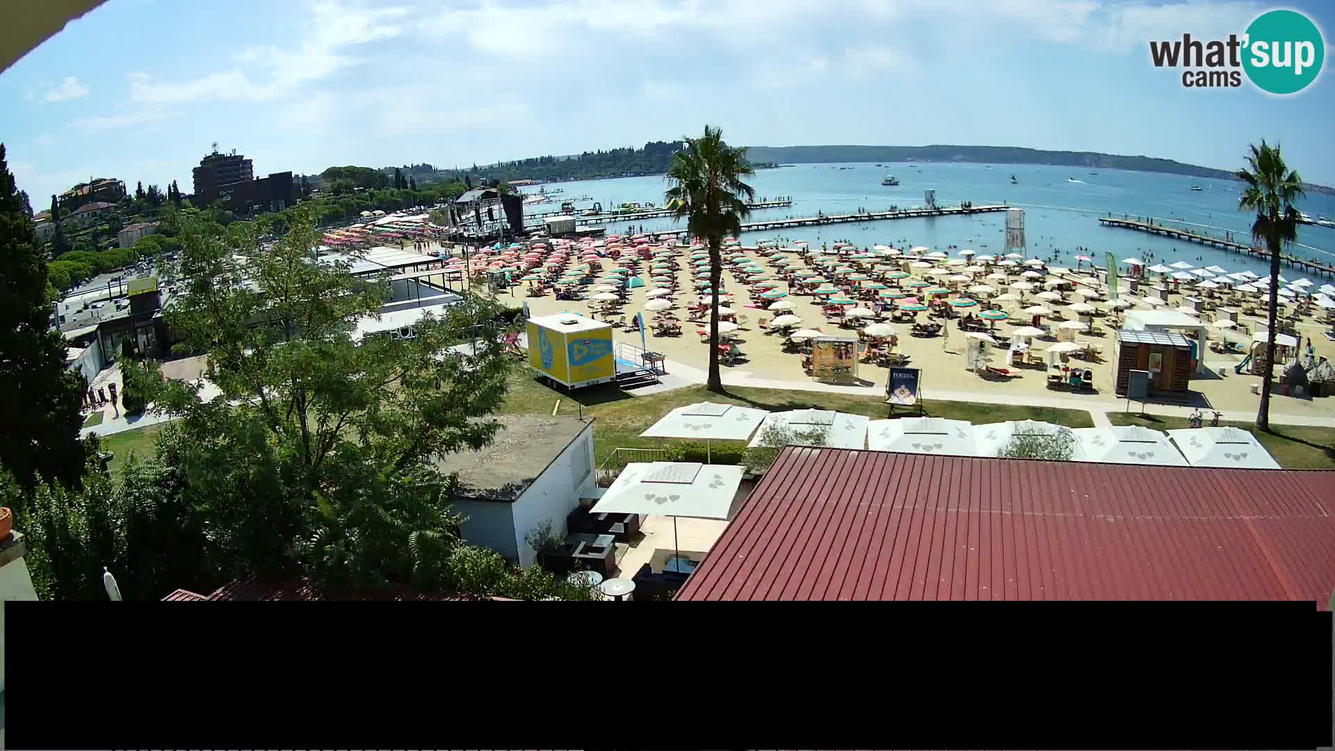 Livecam Portorož beach