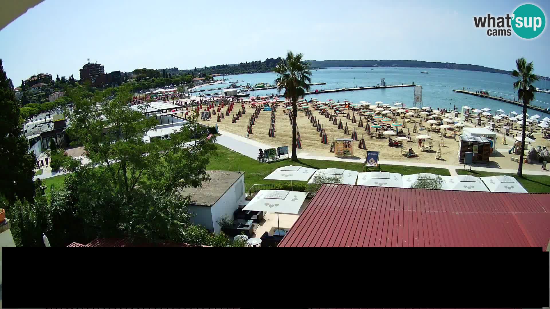 Plaža Portorož web kamera