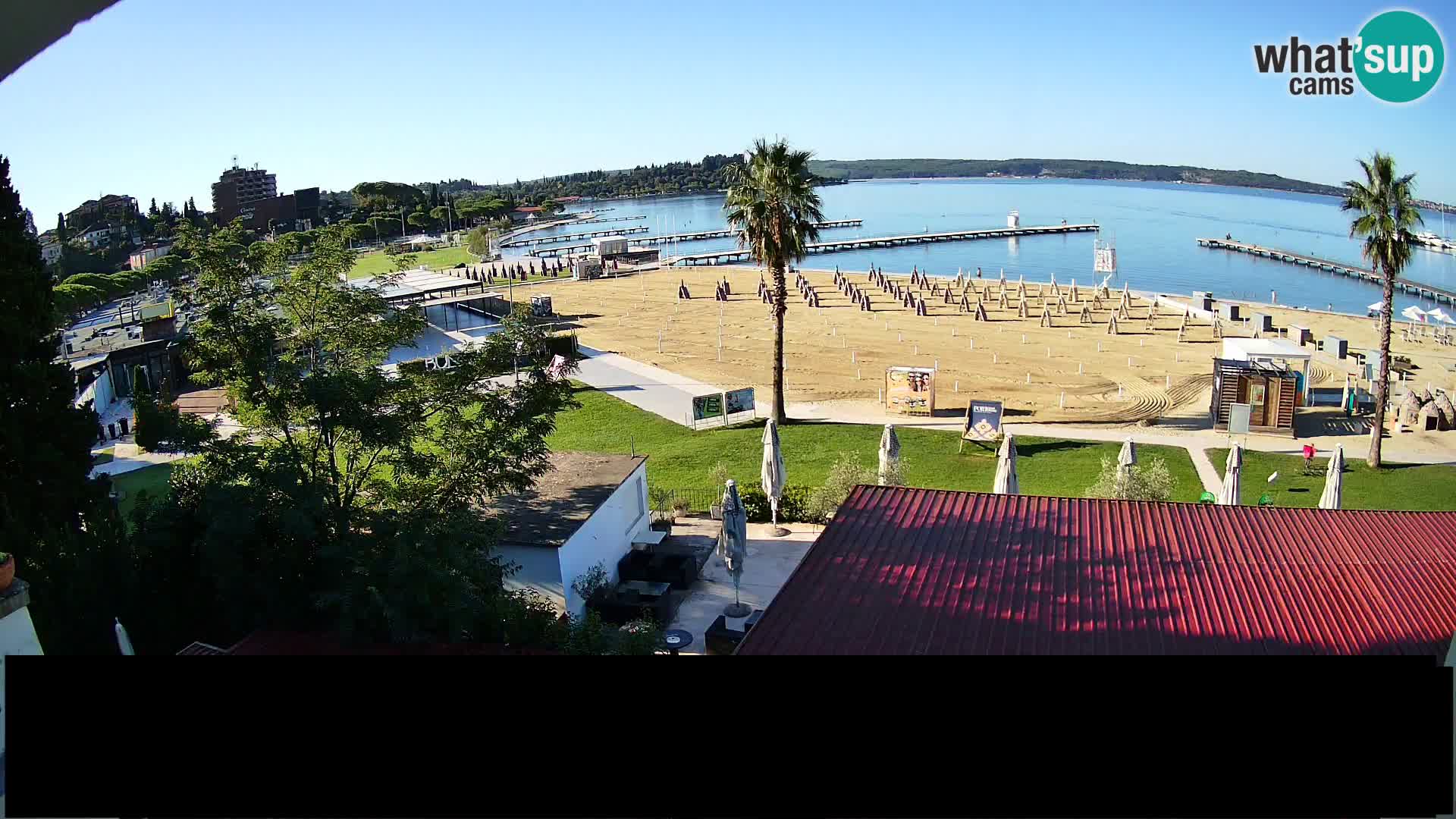 Livecam Portorož beach