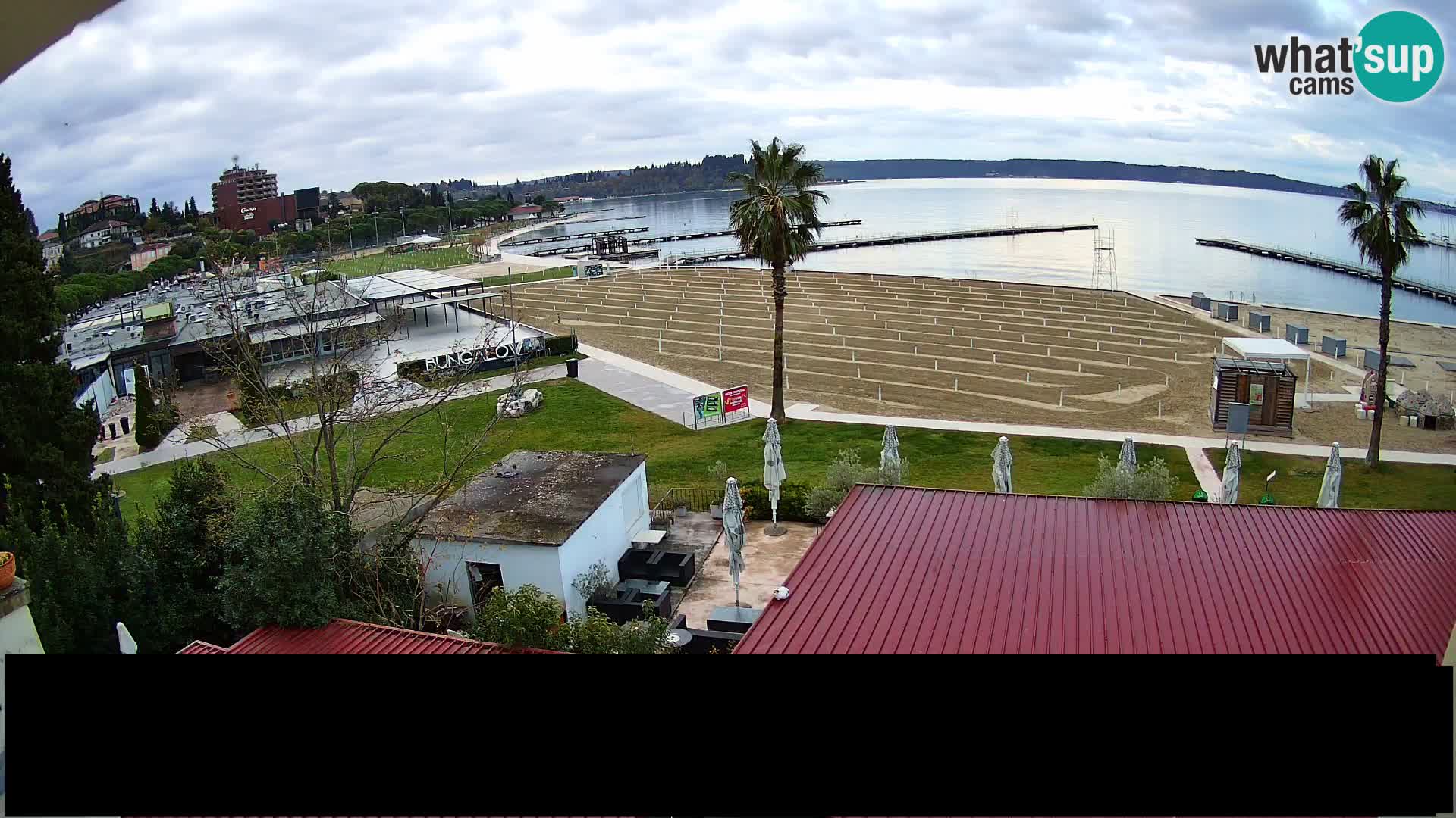 Plage Portorož live cam