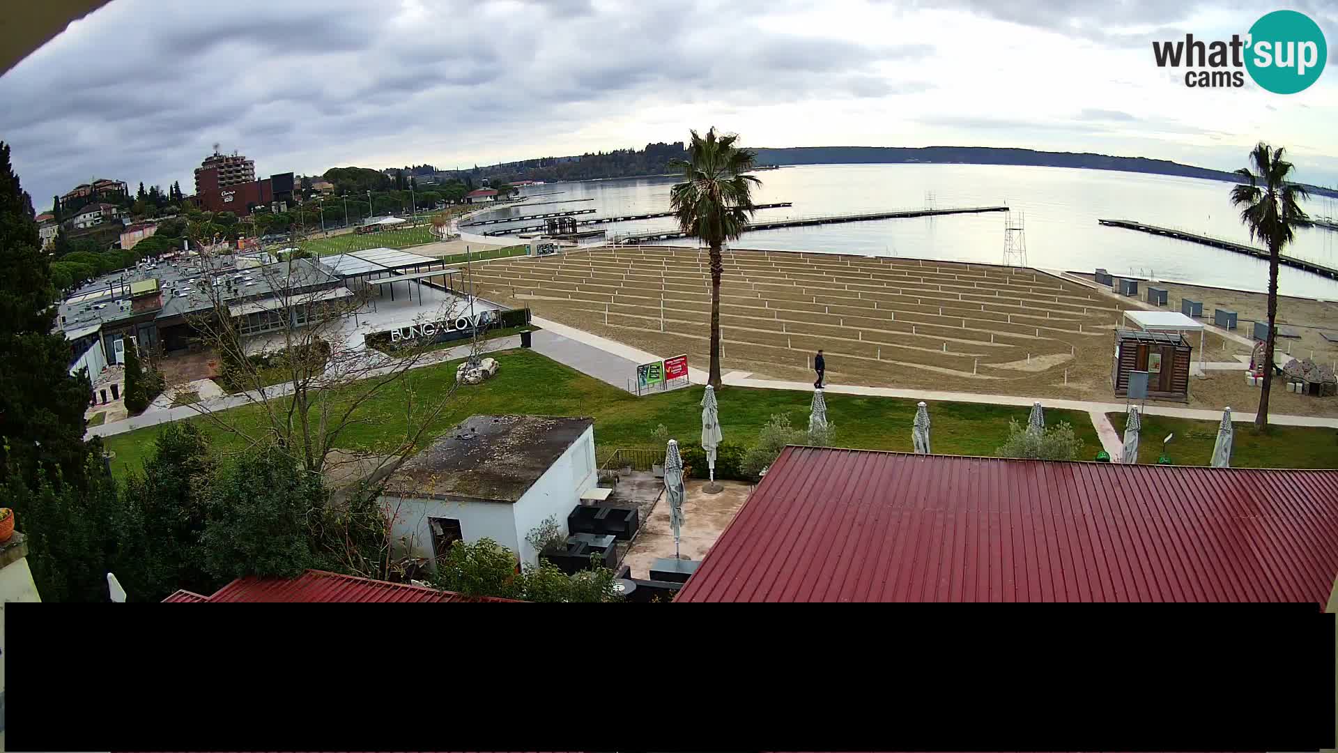 Spiaggia di Portorose live webcam
