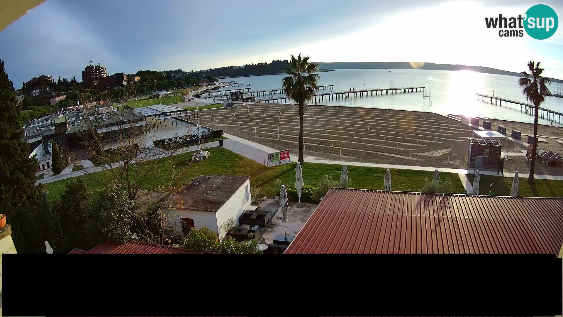 Spiaggia di Portorose live webcam