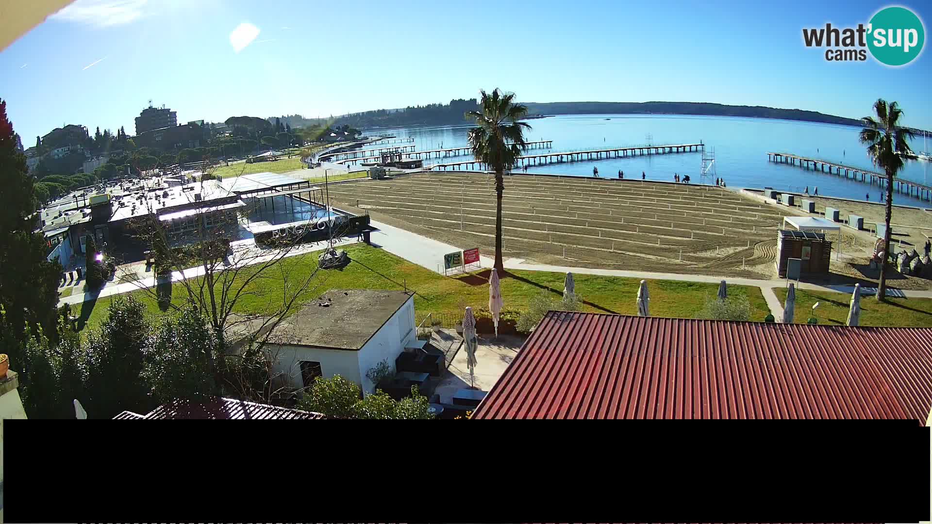 Spiaggia di Portorose live webcam