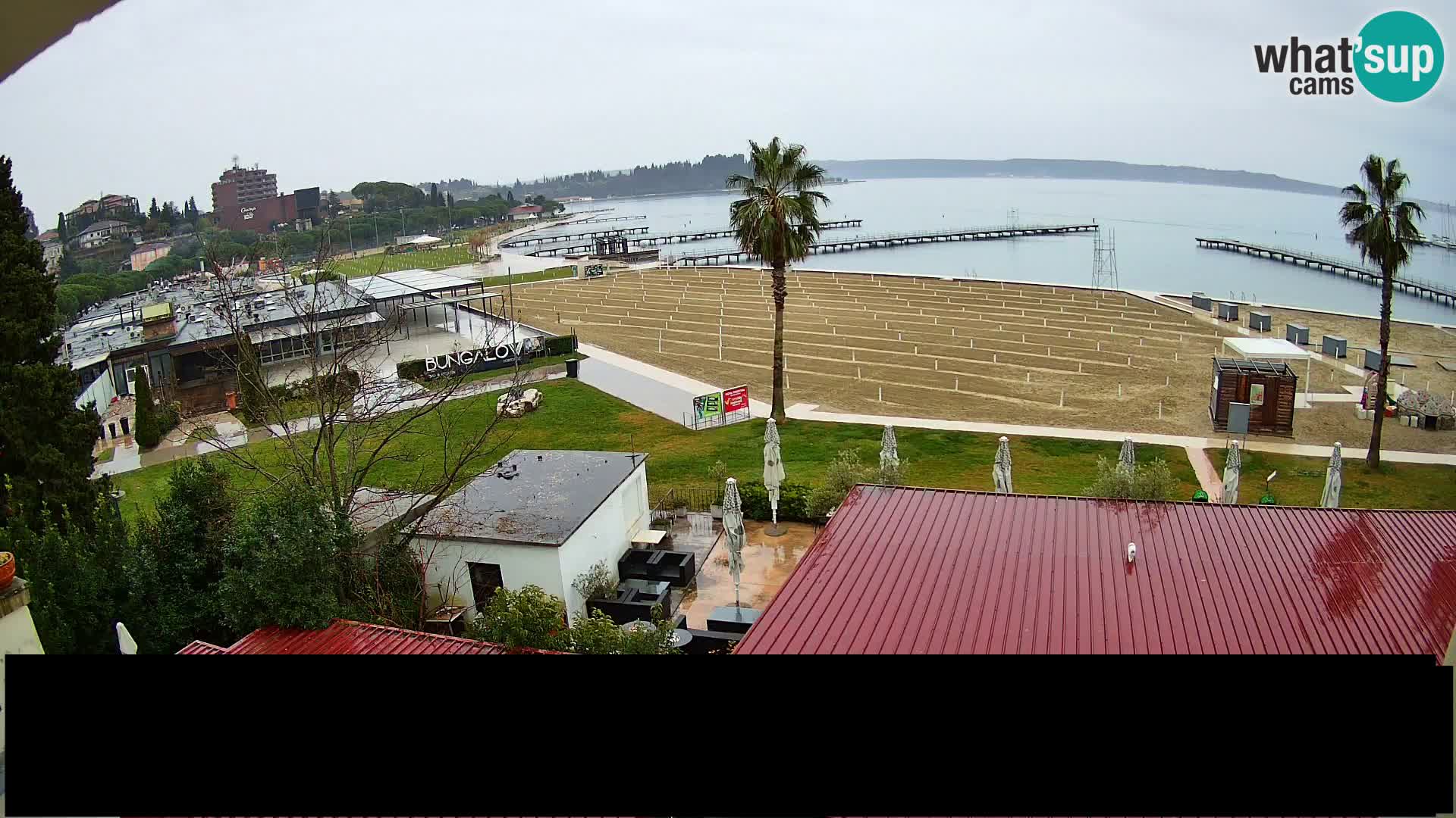 Spiaggia di Portorose live webcam