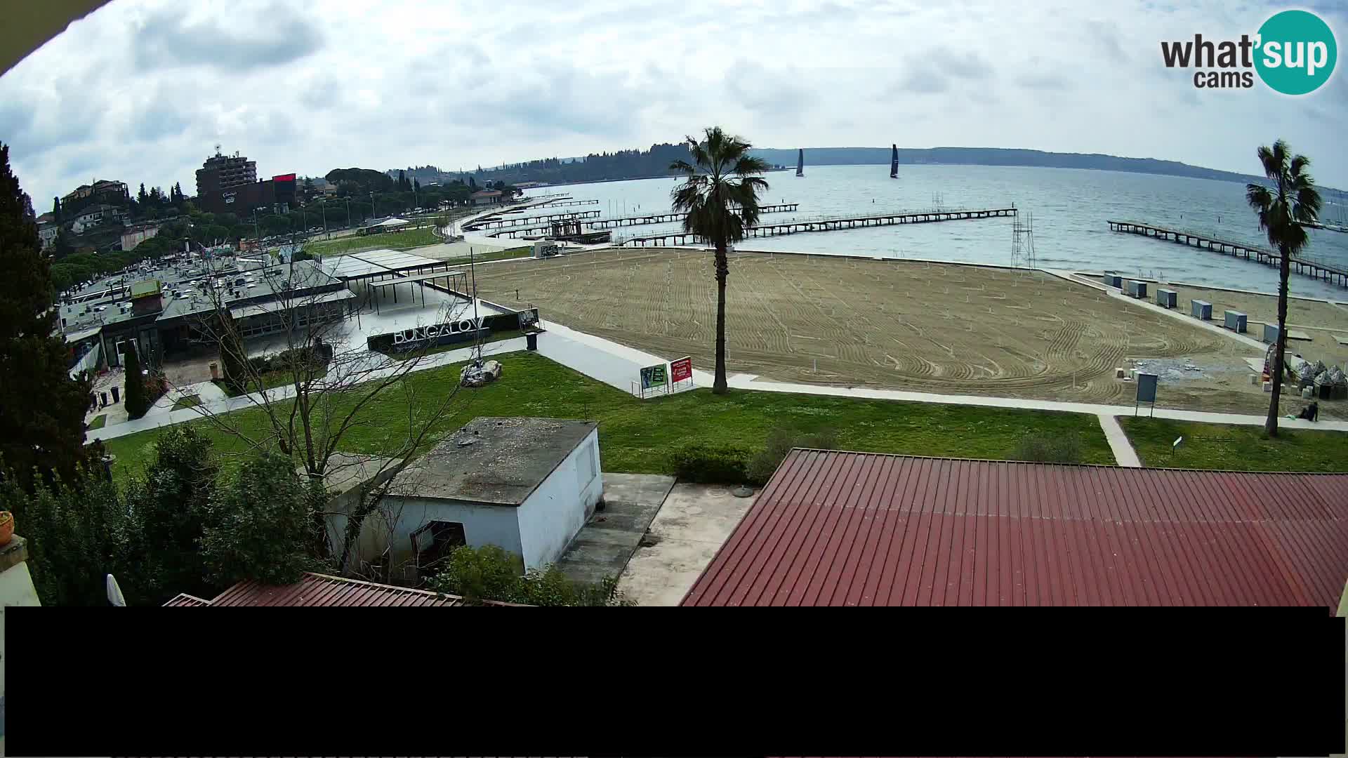 Spiaggia di Portorose live webcam