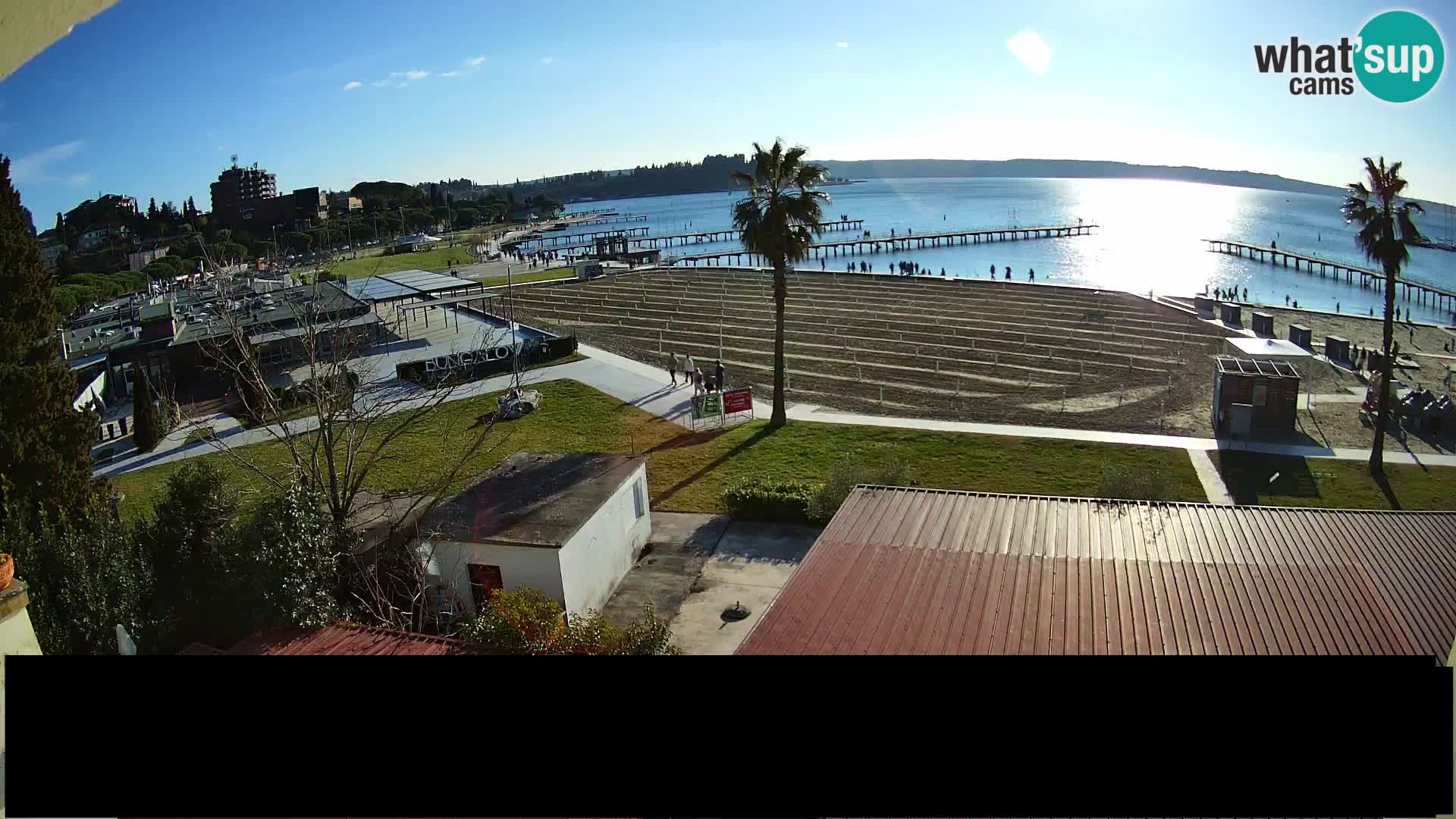 Plage Portorož live cam