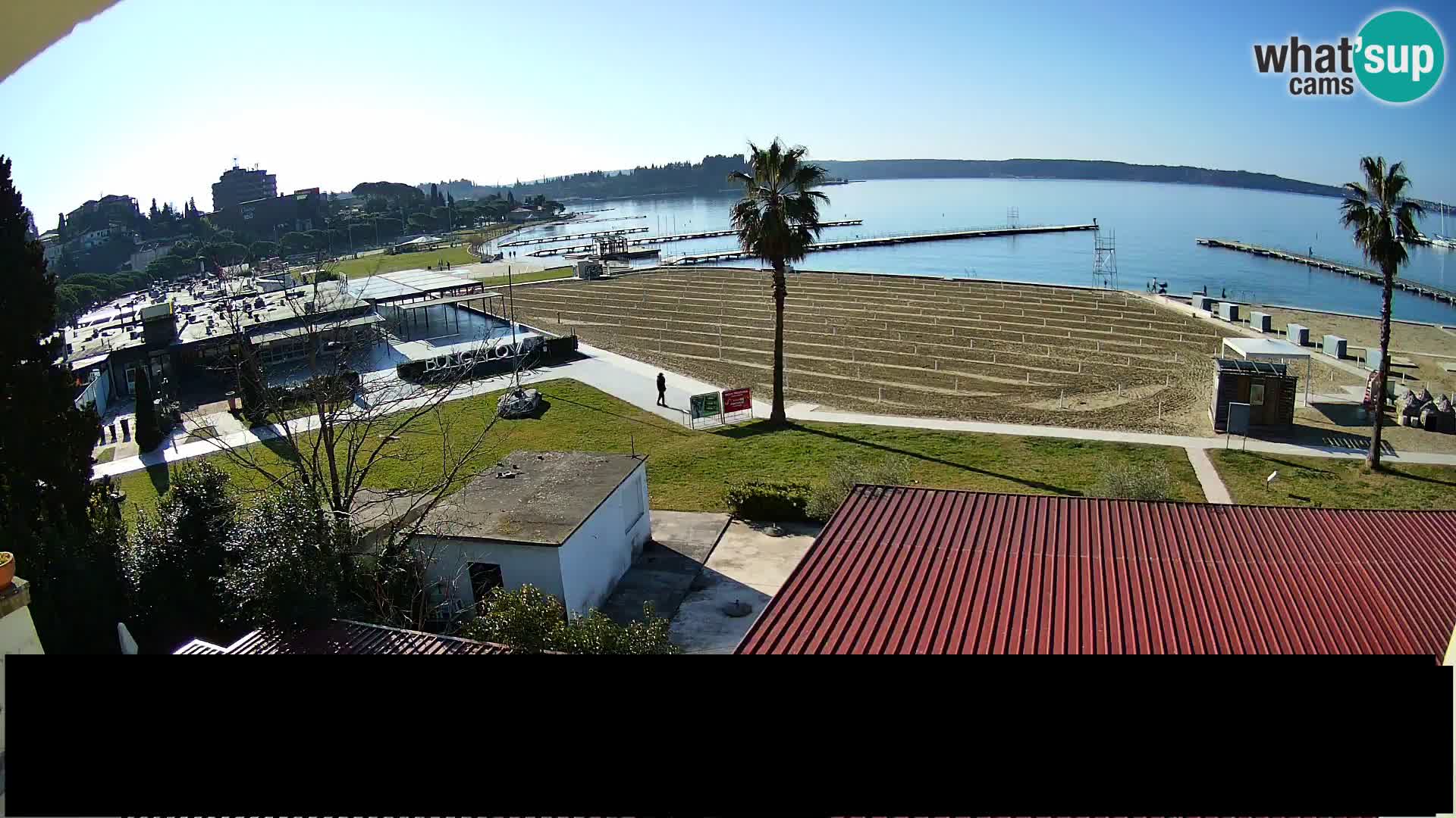 Spletna kamera plaža Portorož