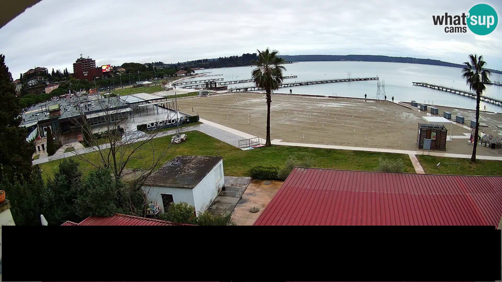 Playa Portorož camera en vivo