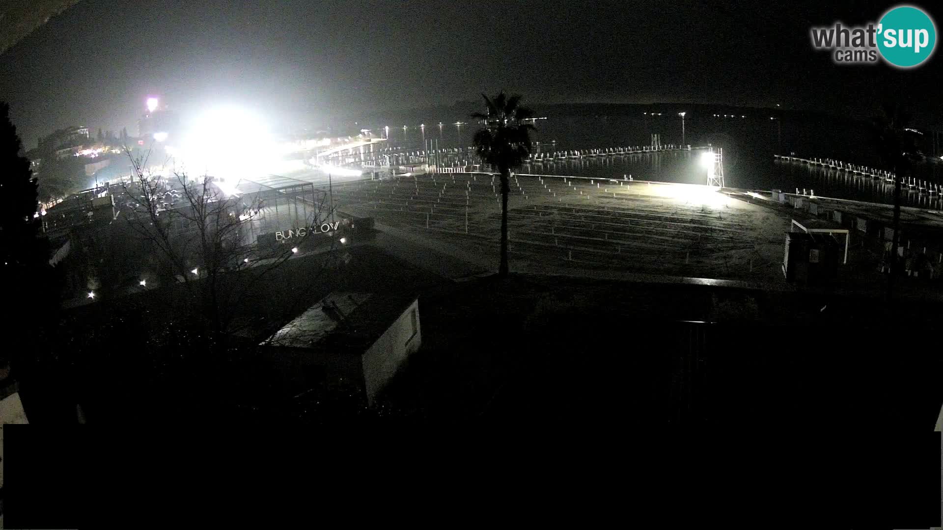 Kamera v živo Portorož plaža – Bungalow