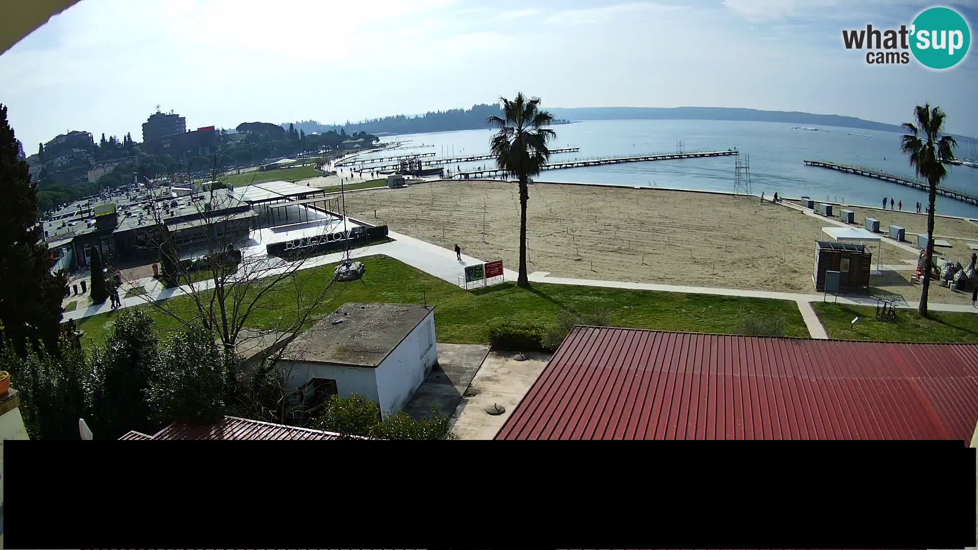 Spiaggia di Portorose live webcam