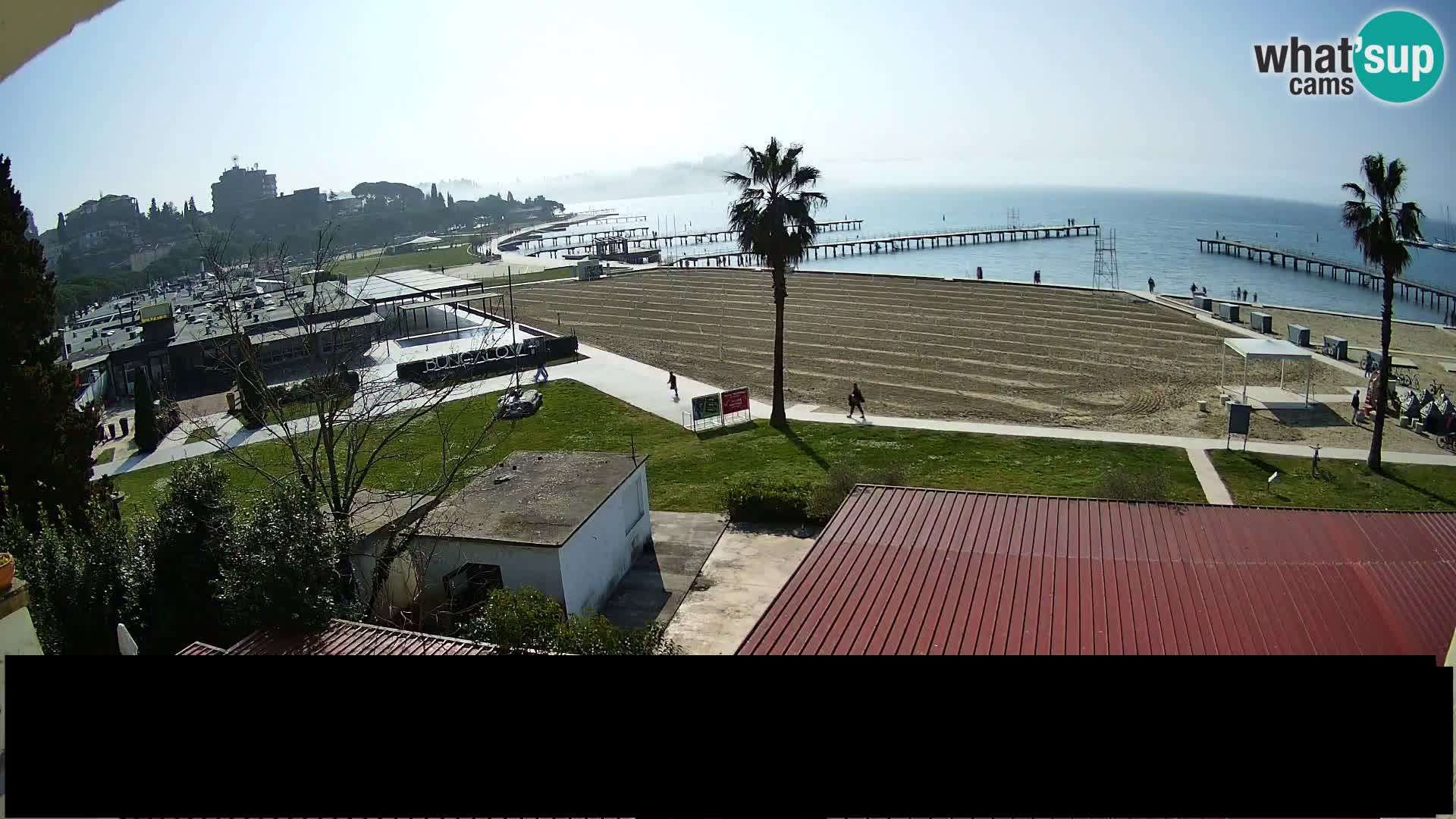 Plage Portorož live cam