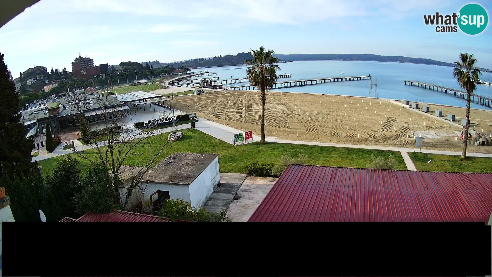 Playa Portorož camera en vivo