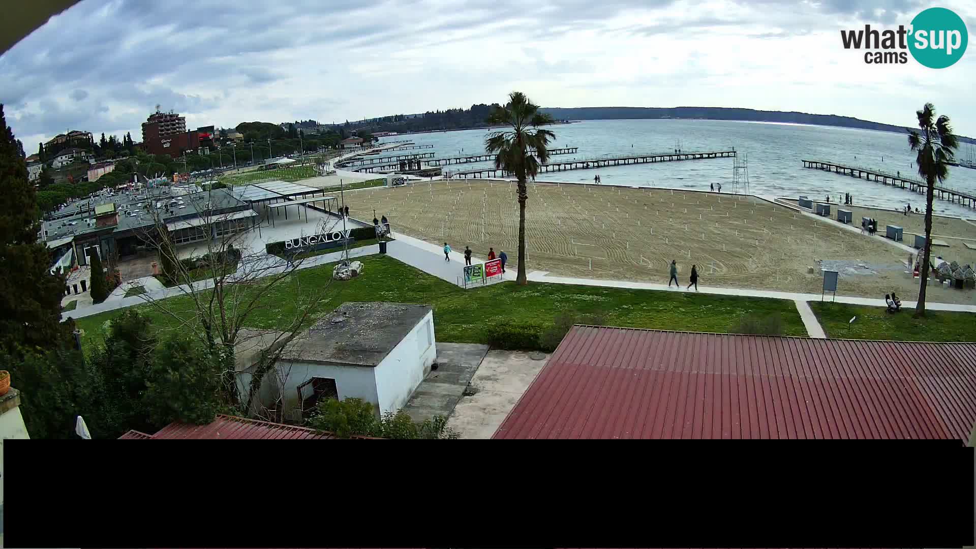 Plage Portorož live cam