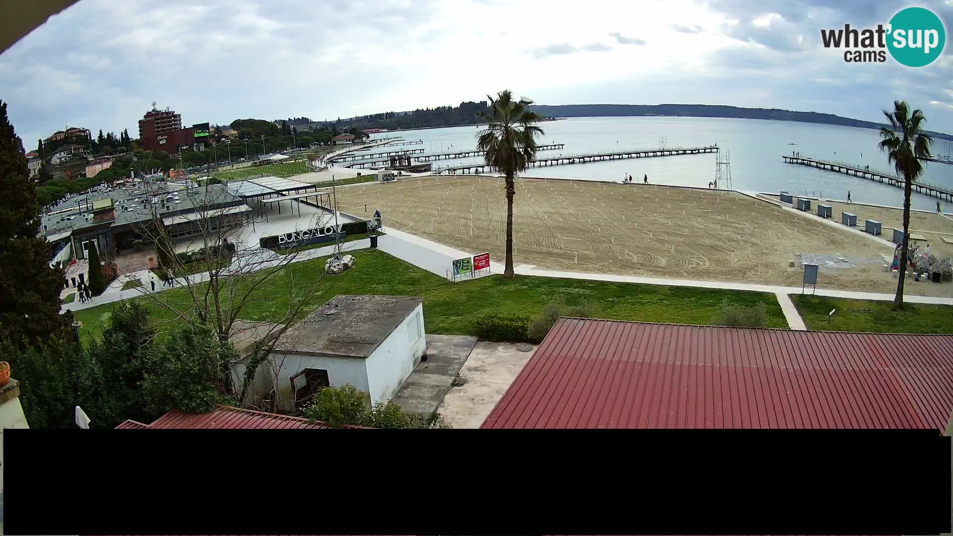 Spiaggia di Portorose live webcam