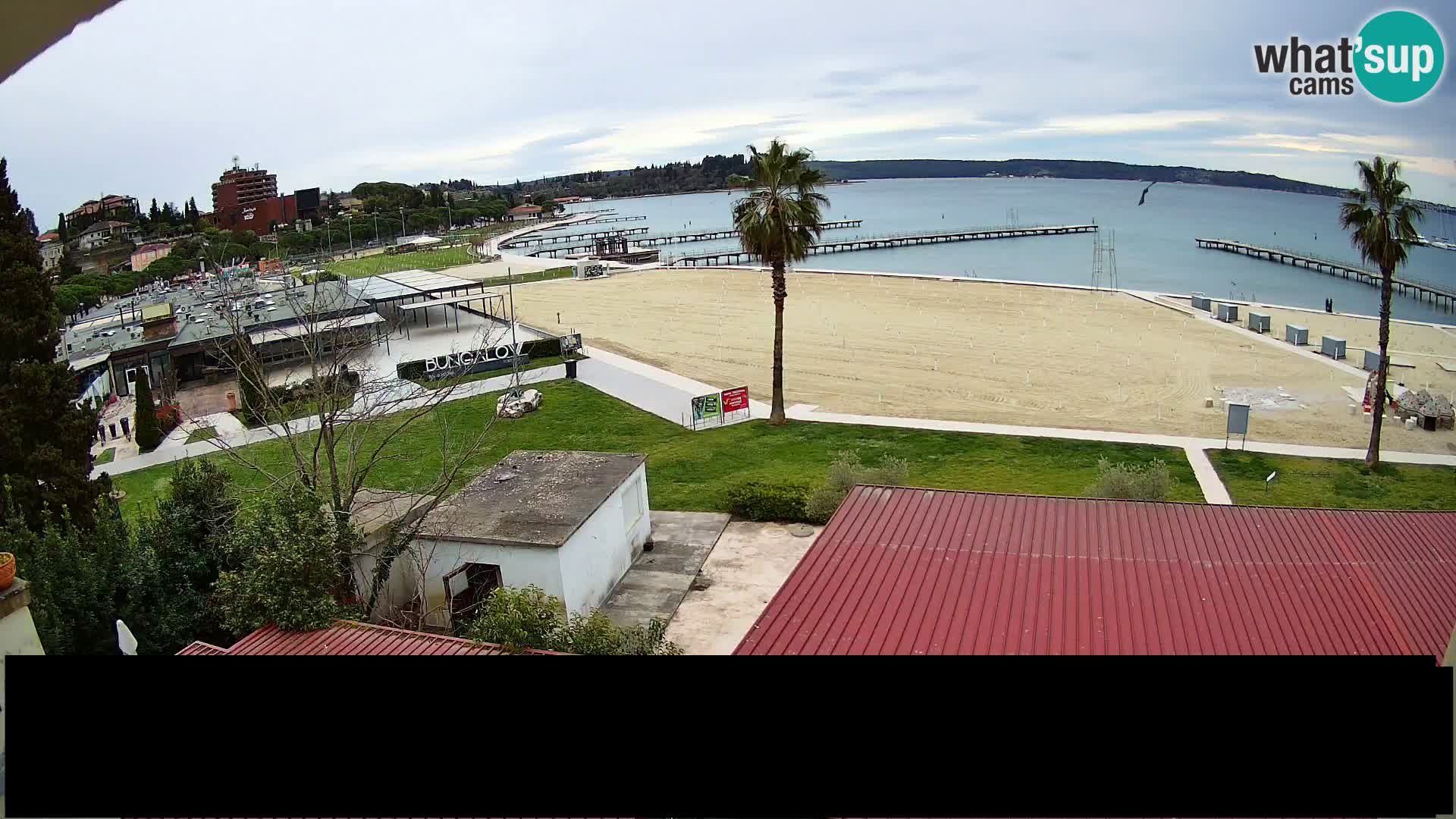 Spiaggia di Portorose live webcam