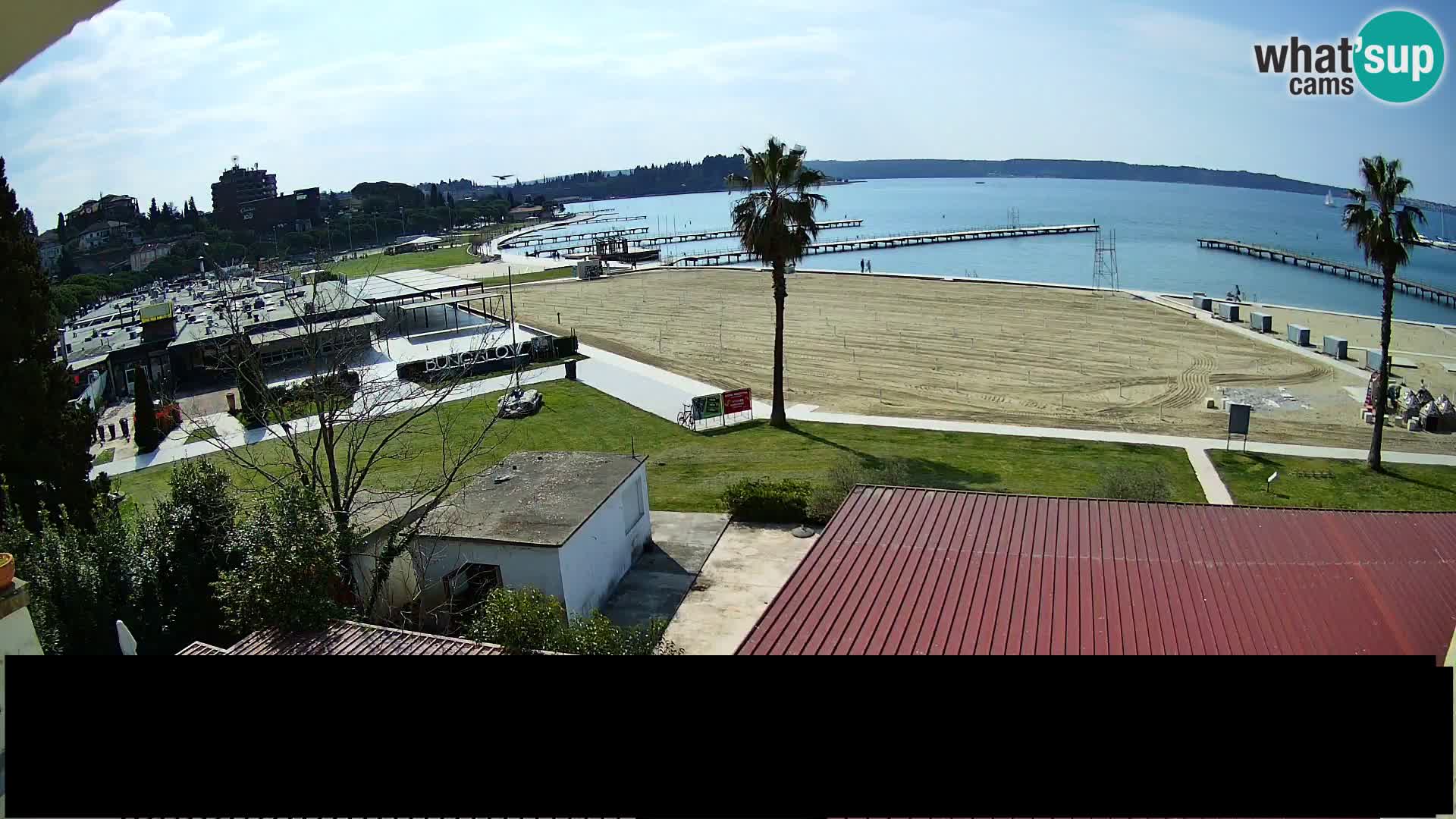 Webcam Portorož Strand – Karamela bar