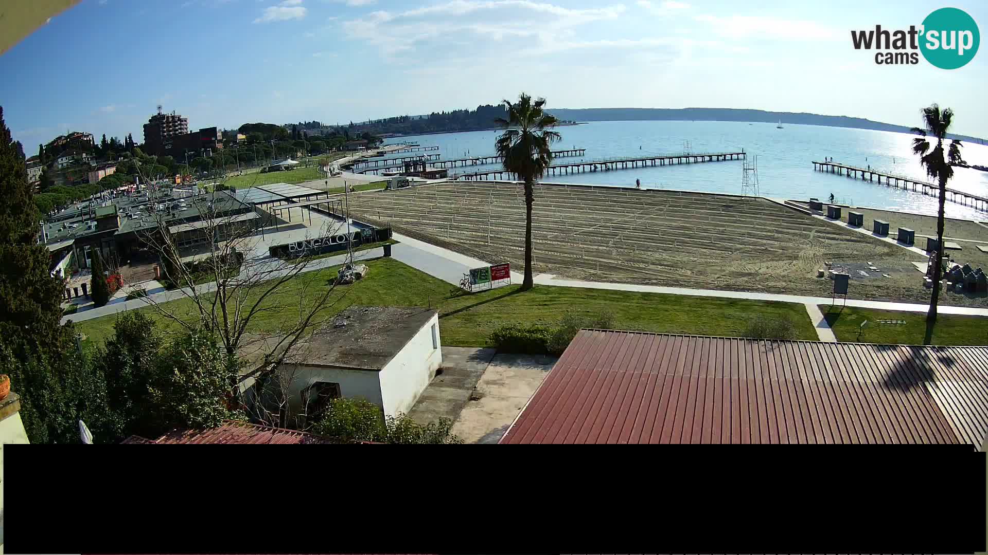 Playa Portorož camera en vivo