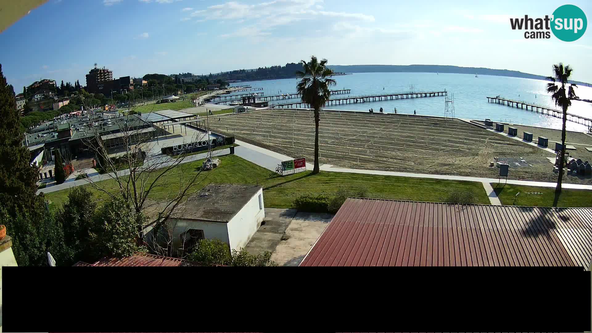 Webcam Live Playa de Portorož