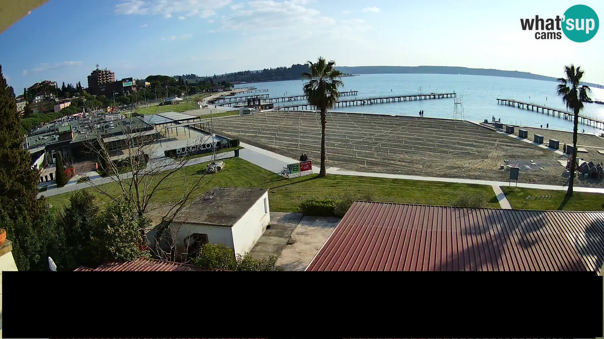 Plaža Portorož web kamera