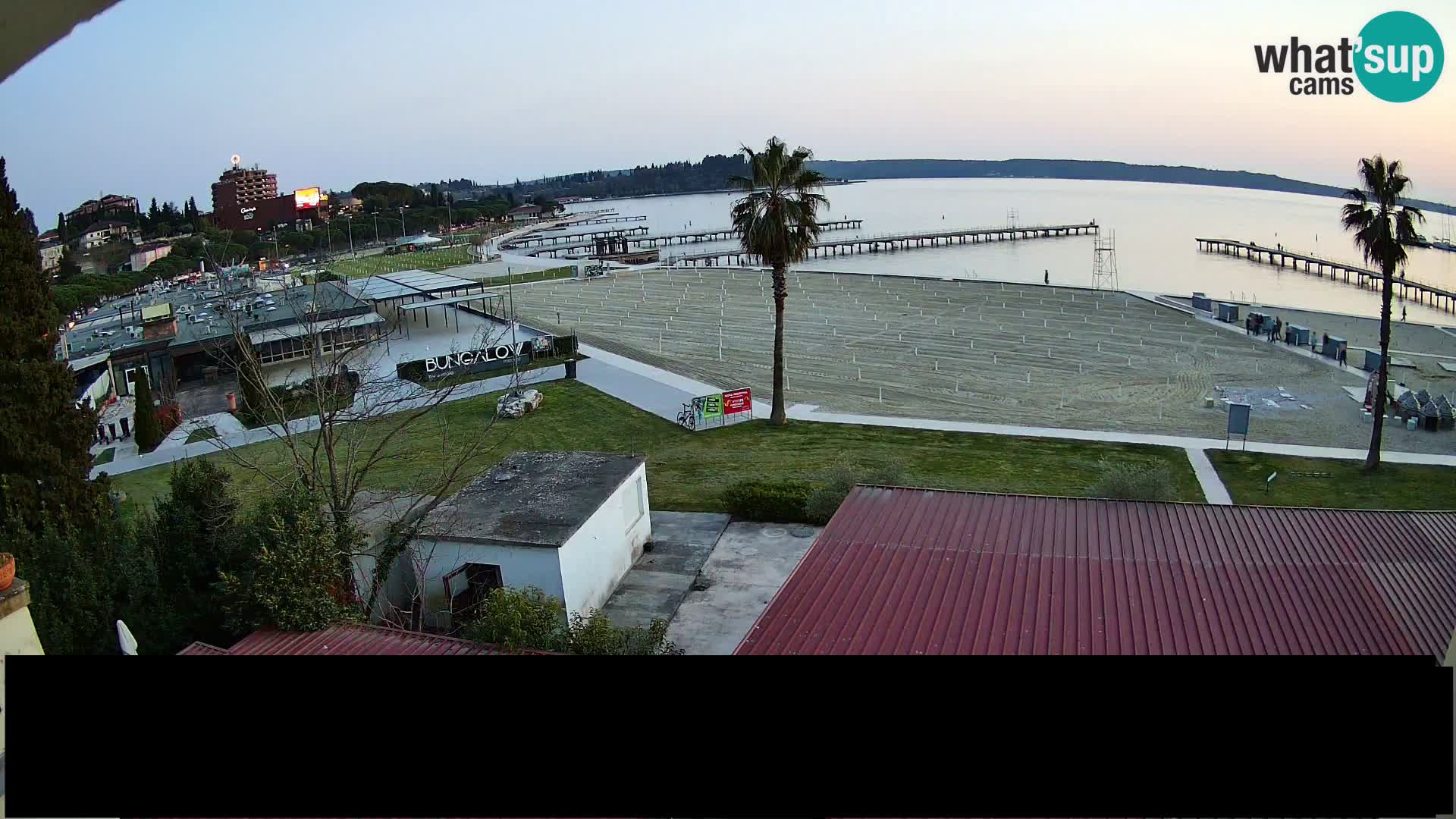 Plaža Portorož web kamera