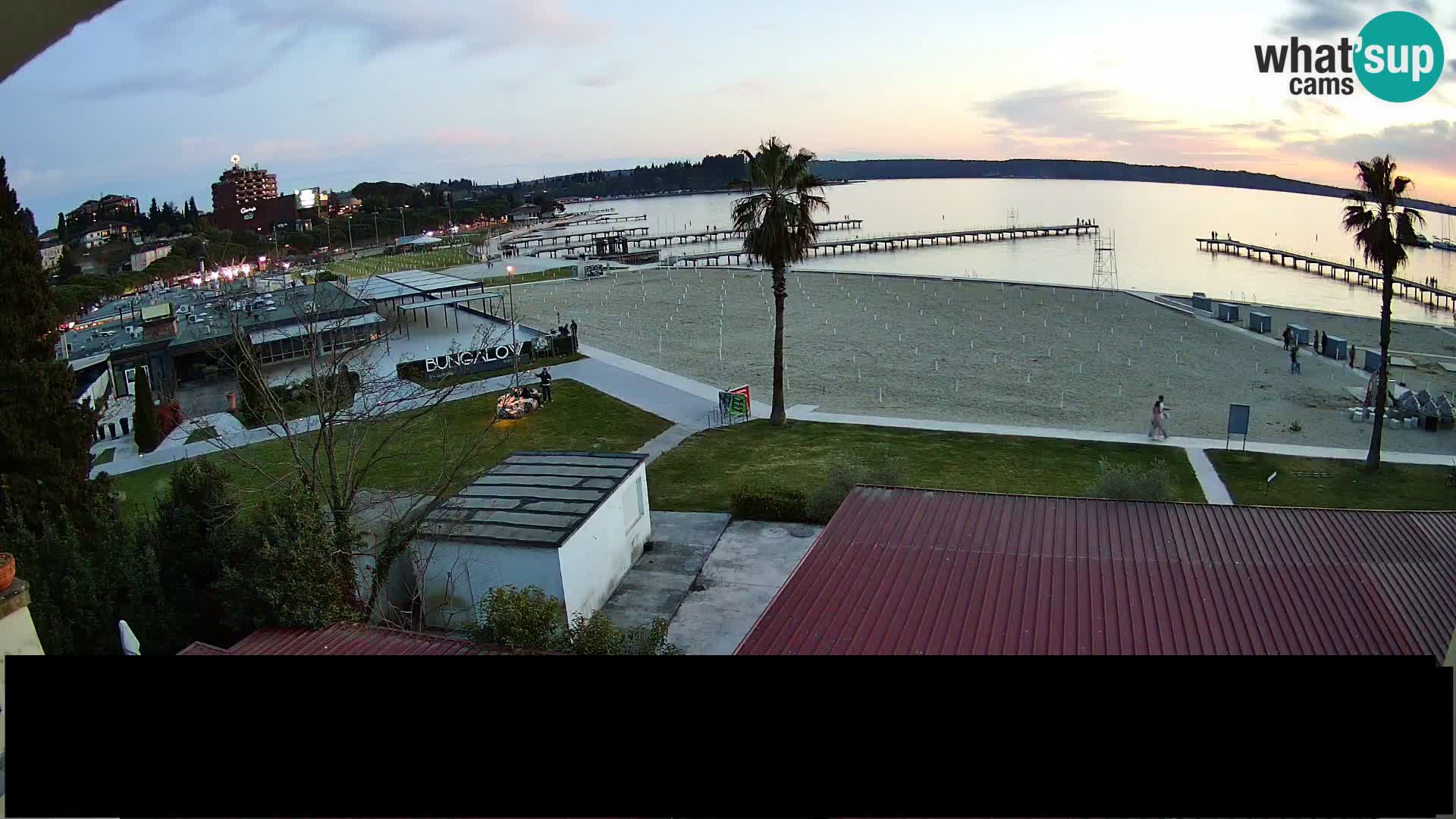 Plage Portorož live cam