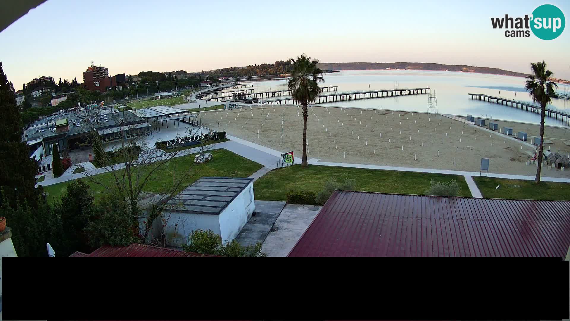 Spiaggia di Portorose live webcam
