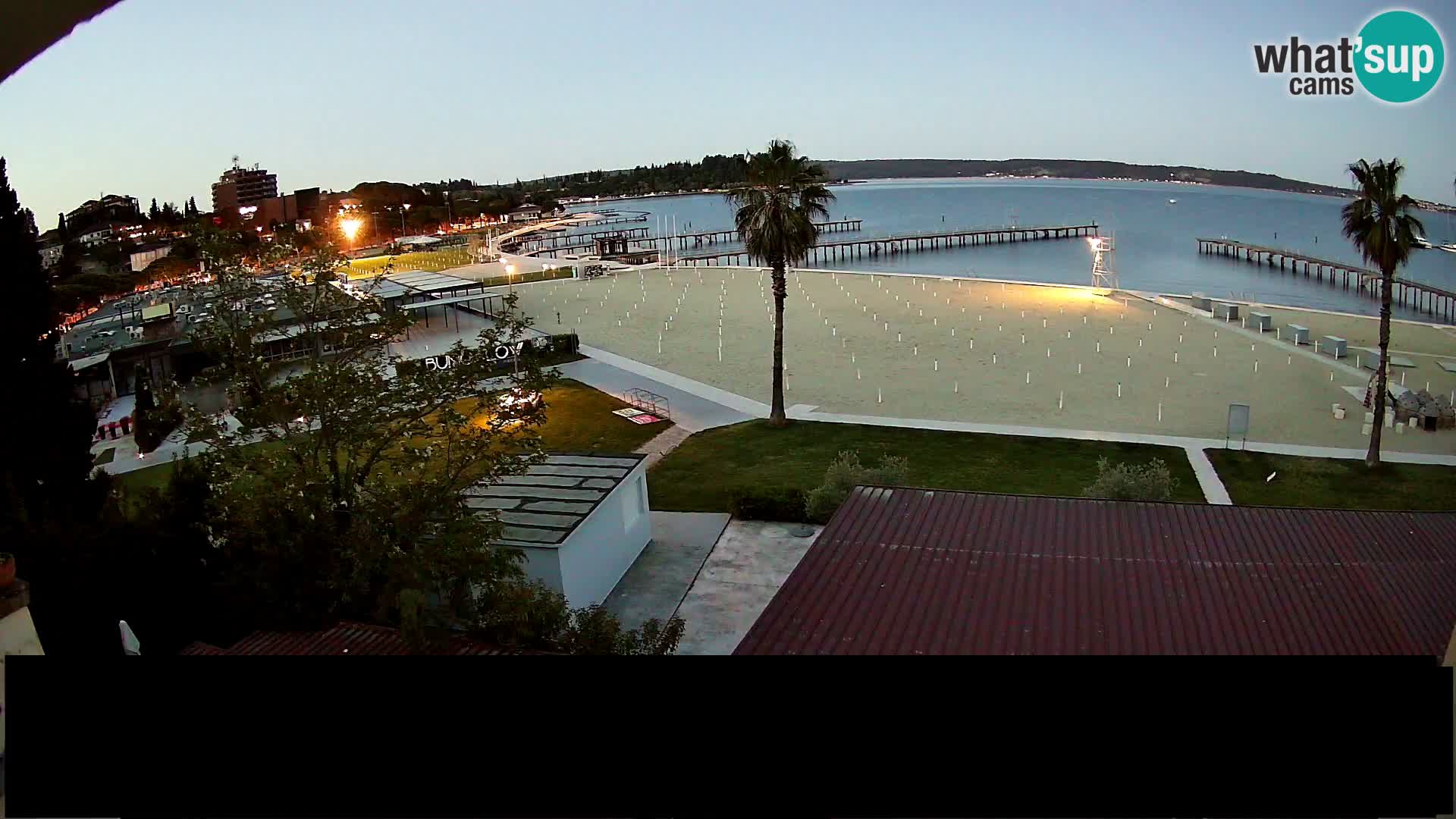 Plage Portorož live cam