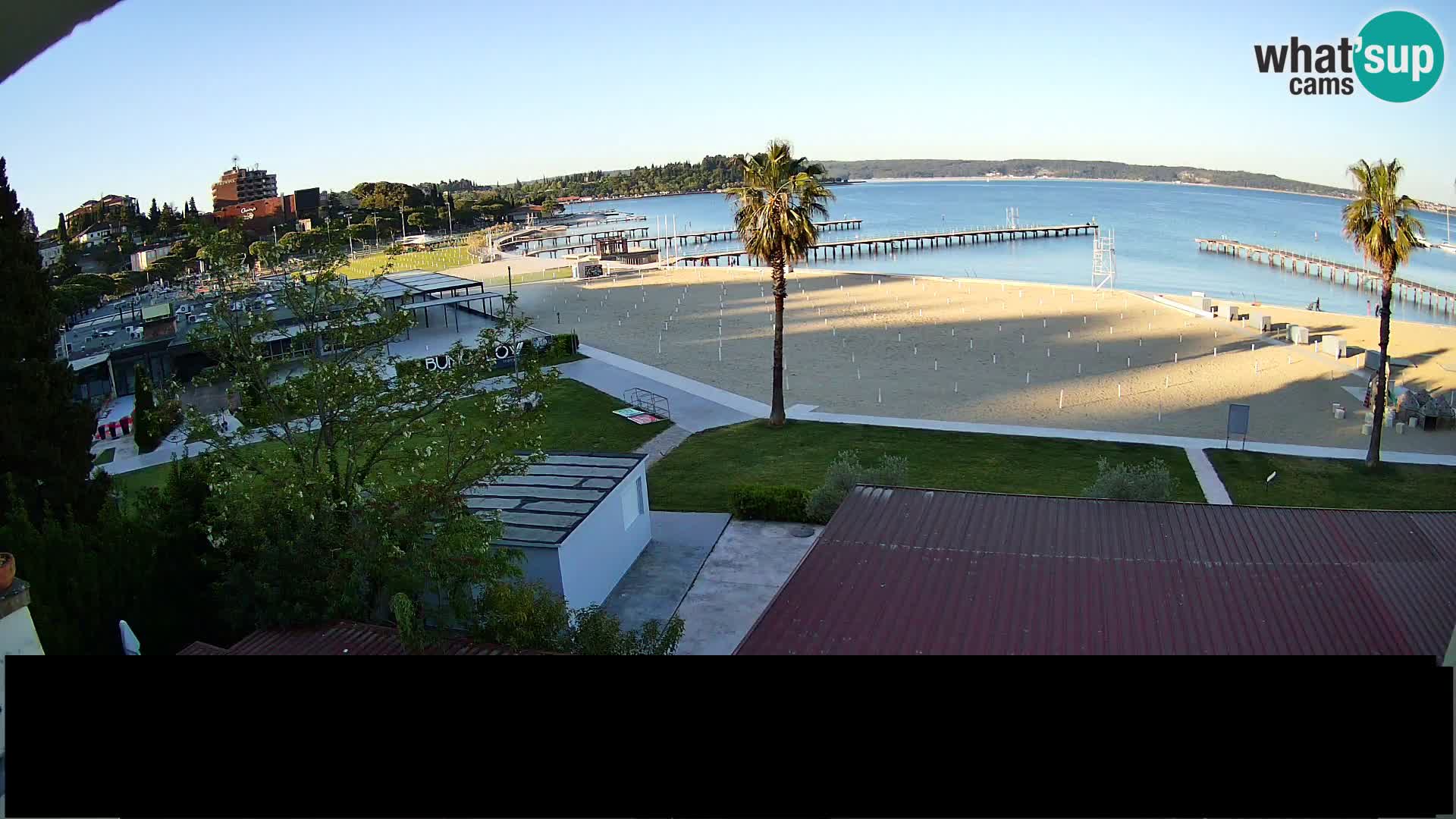 Plage Portorož live cam