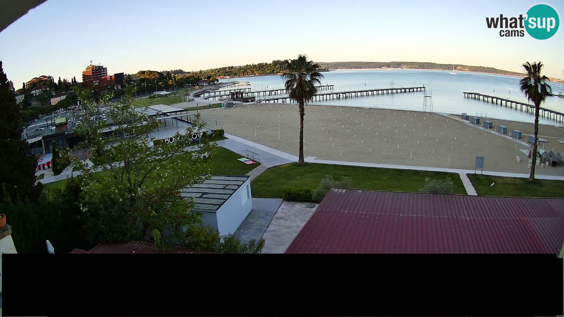 Spletna kamera plaža Portorož