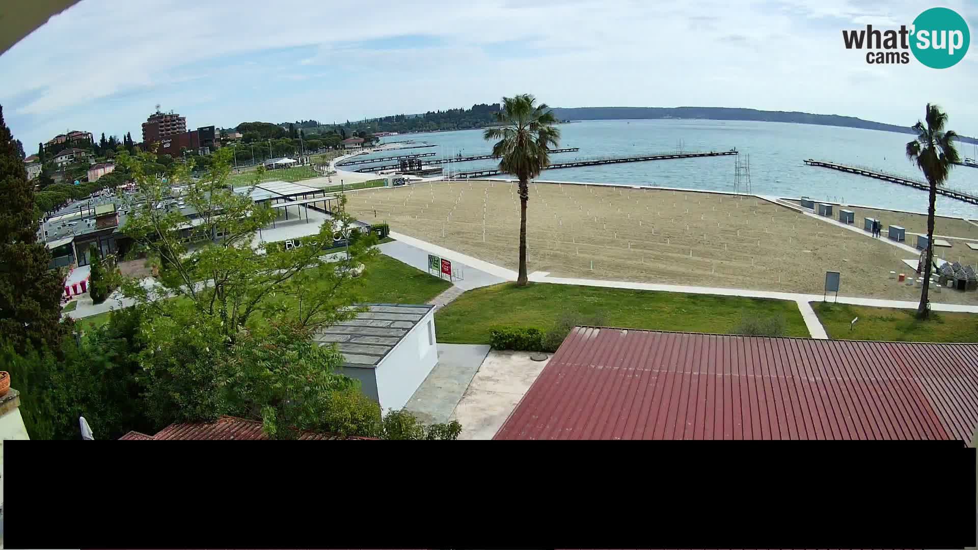 Plage Portorož live cam