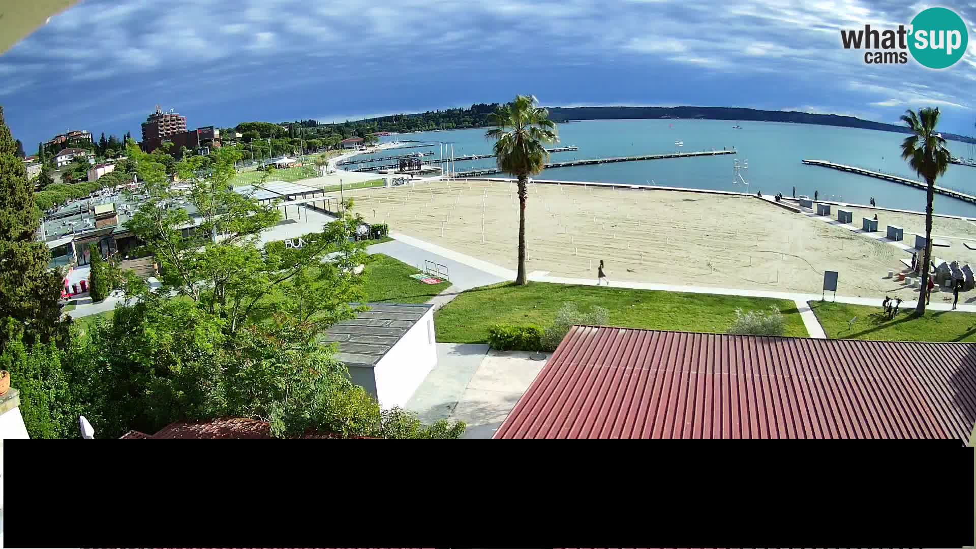 Livecam Portorož beach