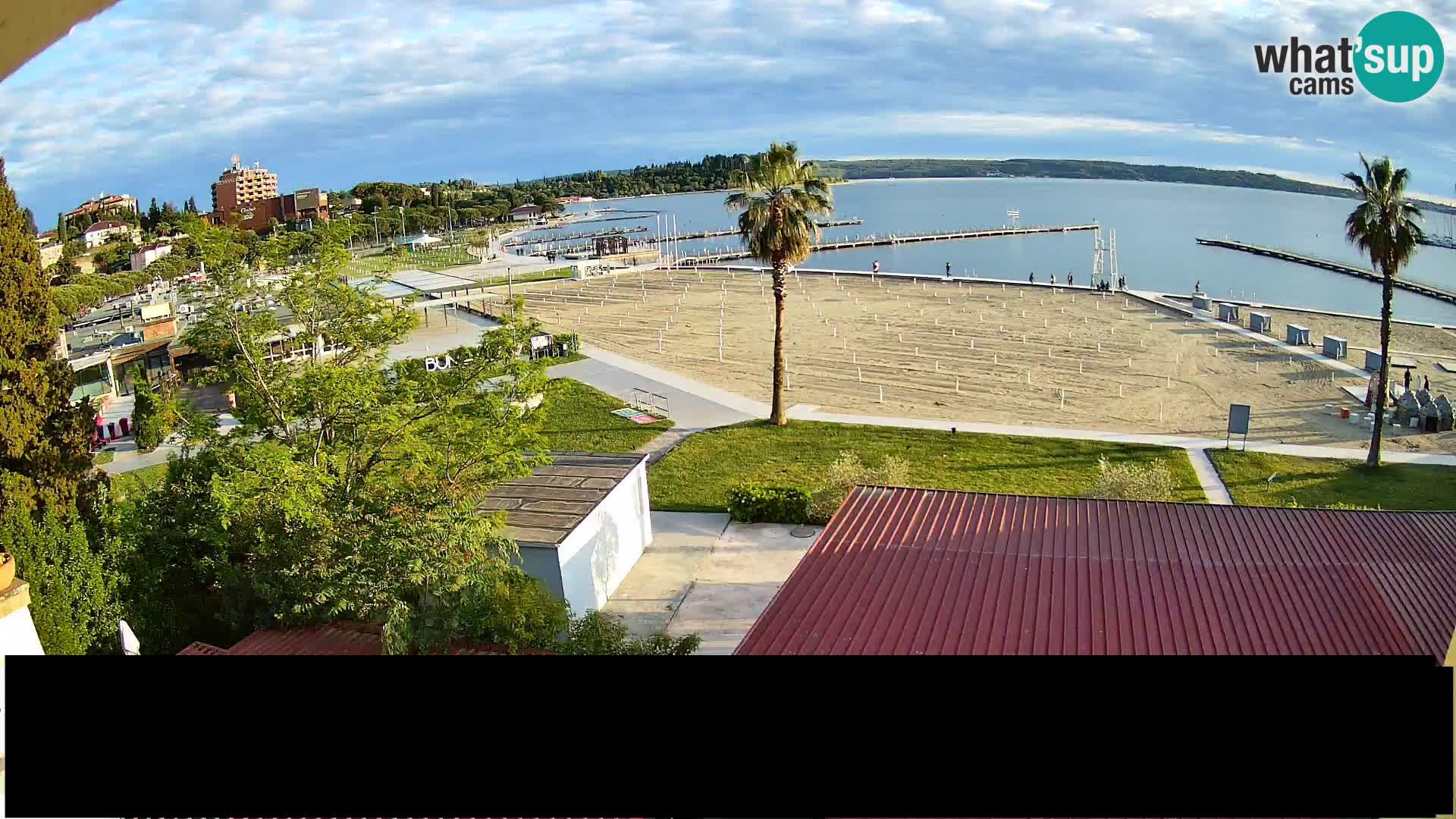 Plaža Portorož web kamera