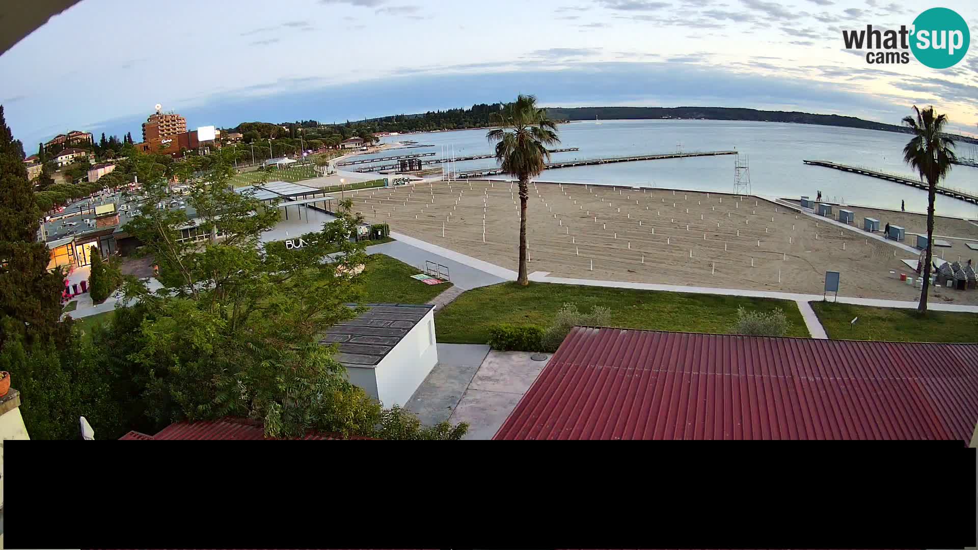 Spletna kamera plaža Portorož