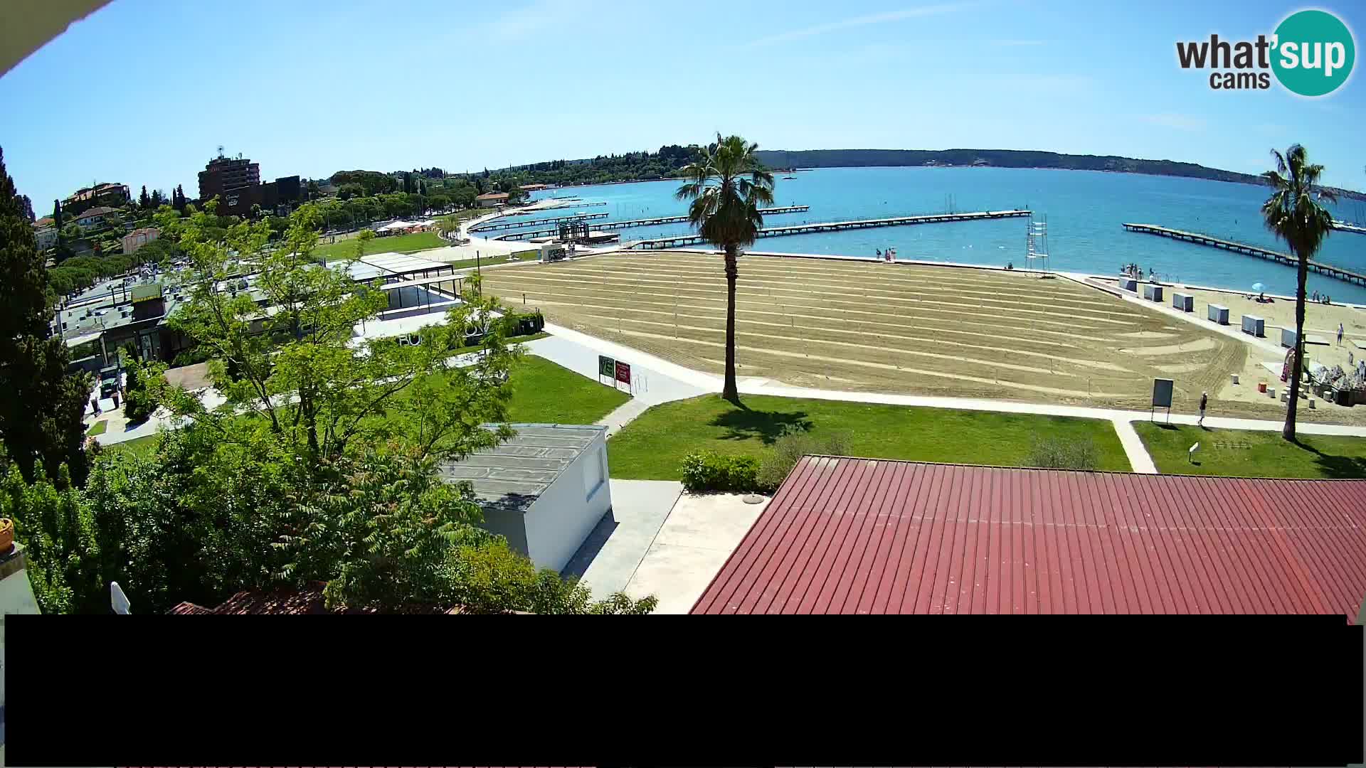 Web Kamera Plaža u Portorožu