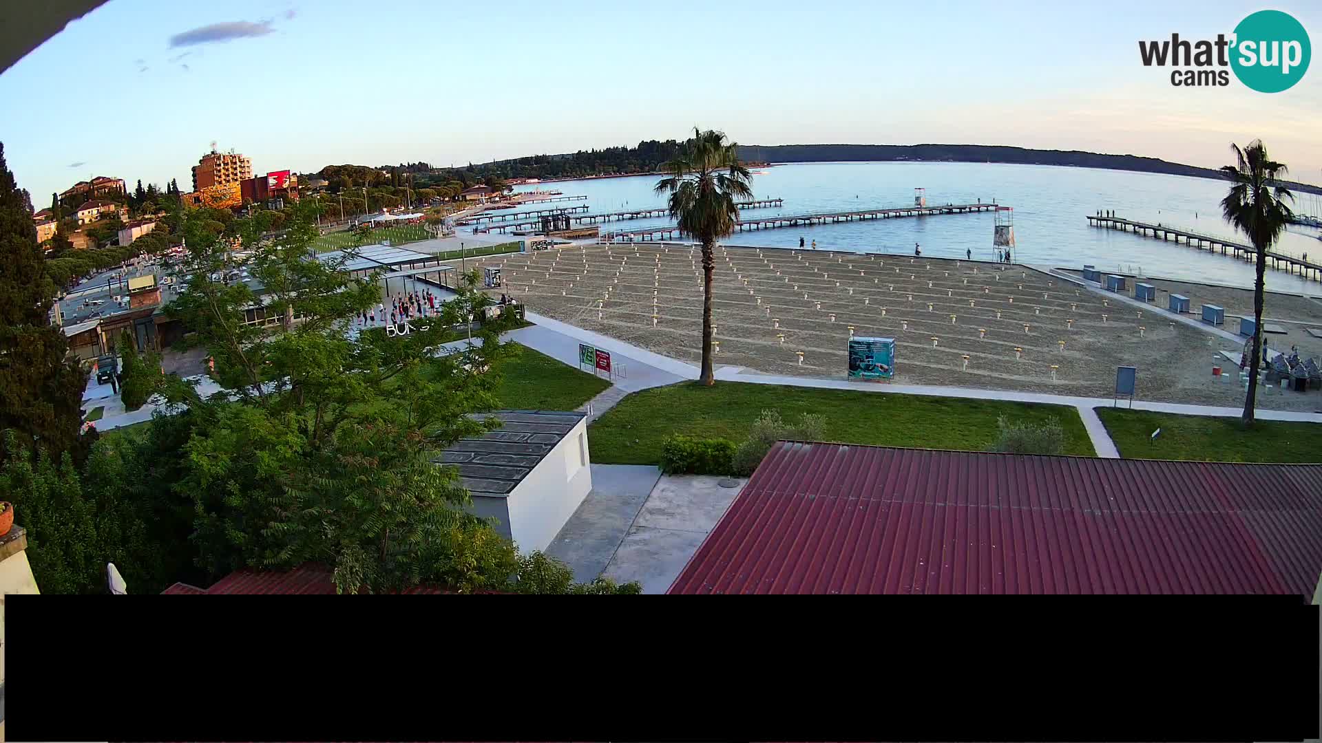 Webcam Portorož Strand – Karamela bar