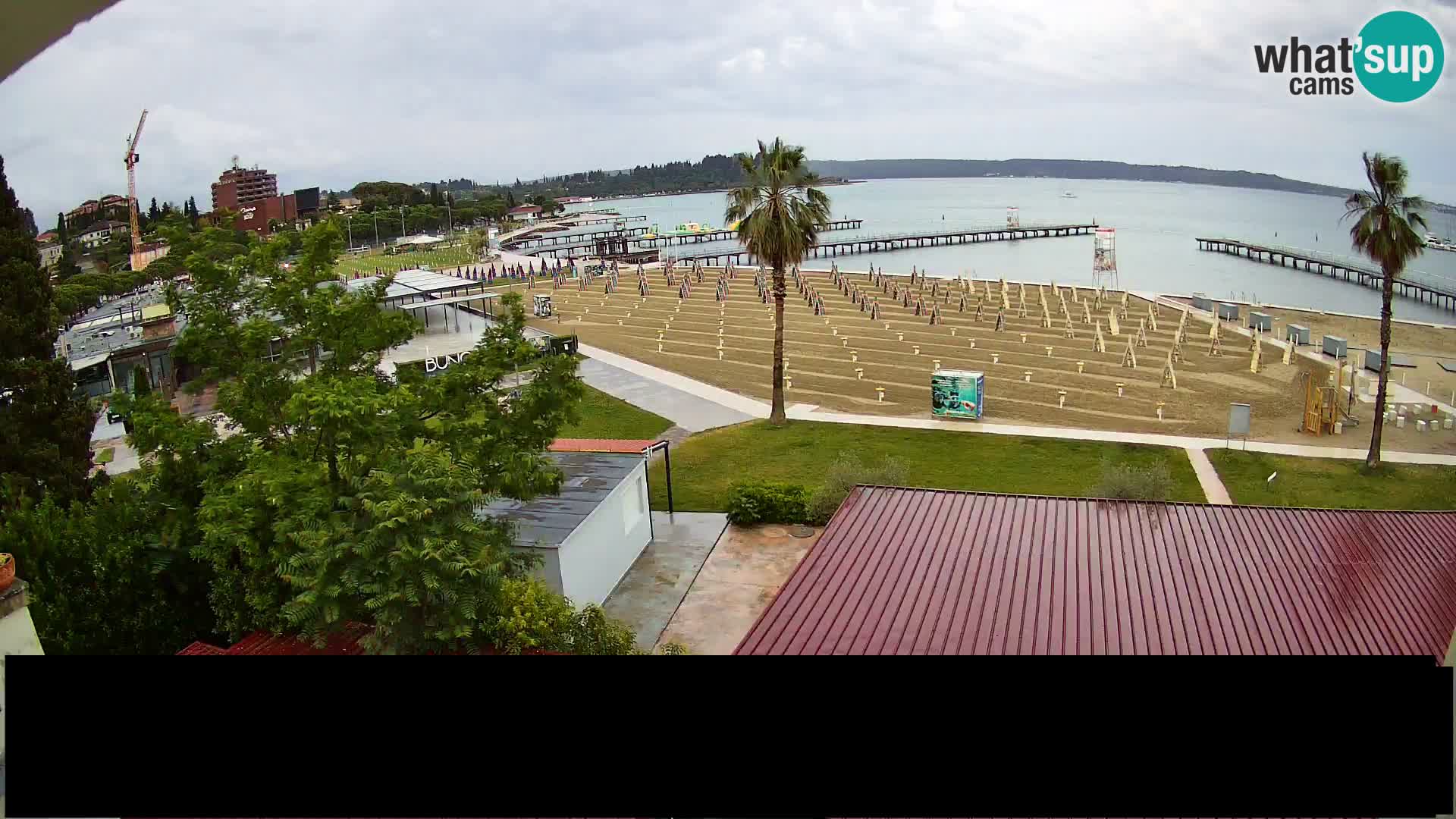 Spletna kamera plaža Portorož