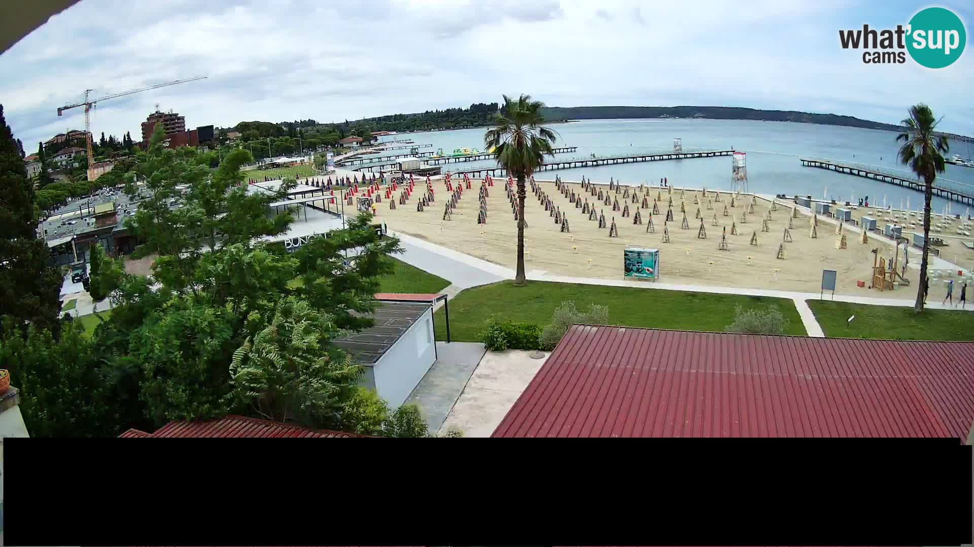 Livecam Portorož beach