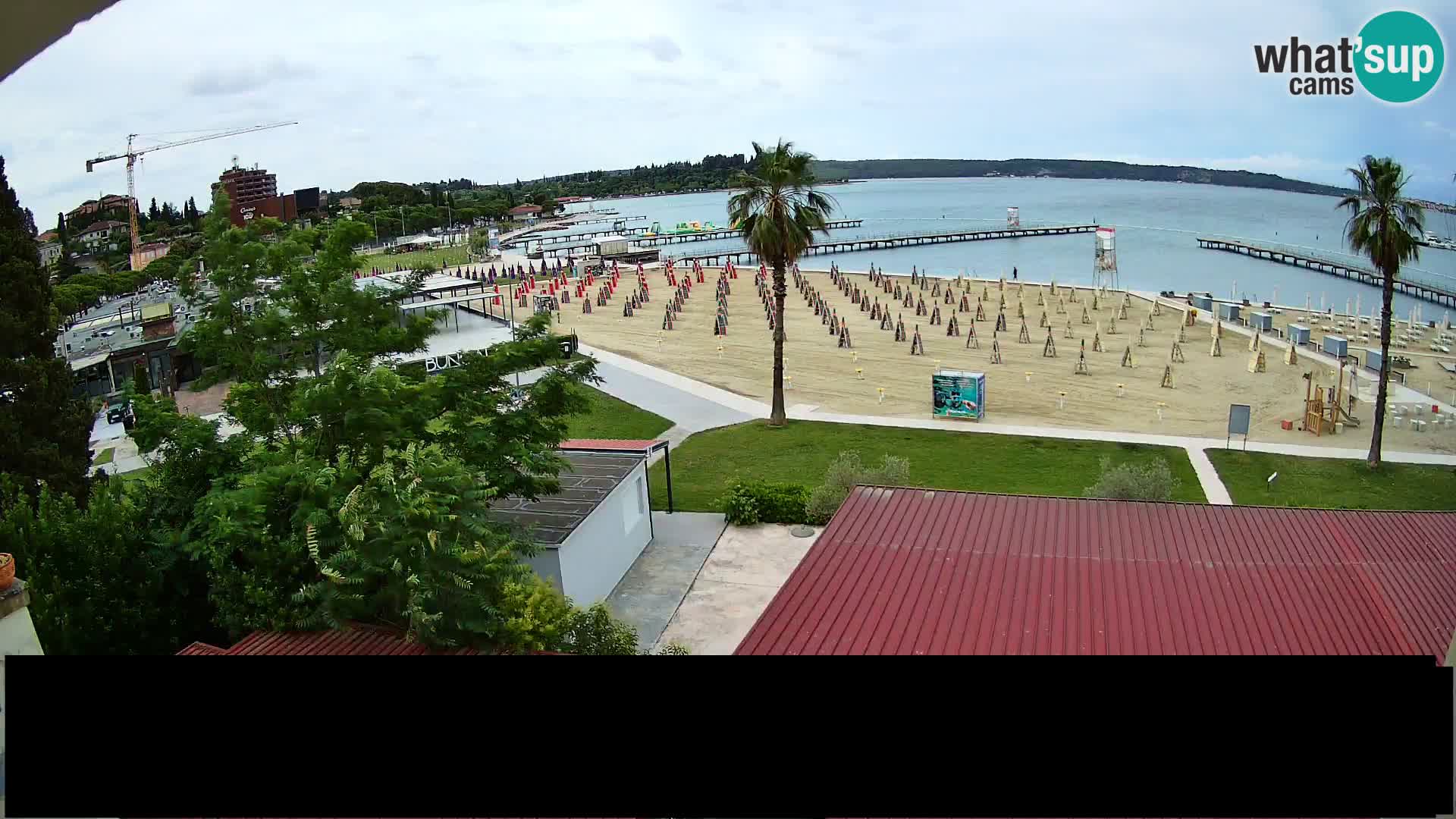 Plaža Portorož web kamera