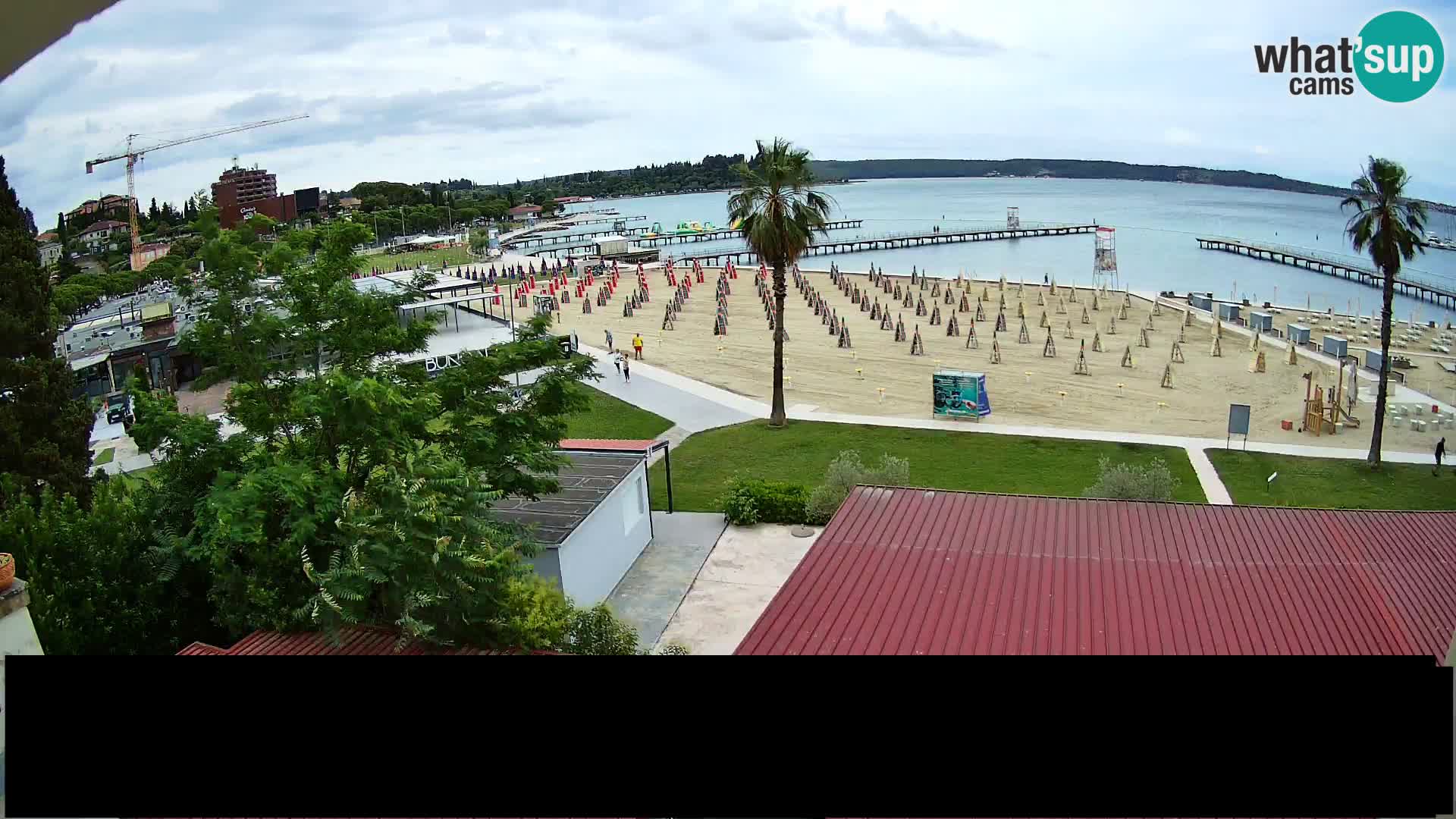 Livecam Portorož beach