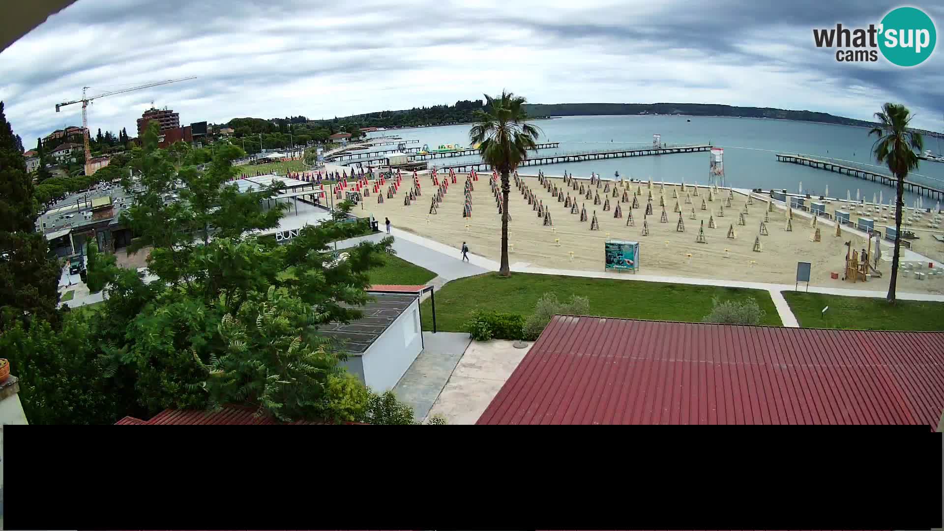 Plaža Portorož web kamera