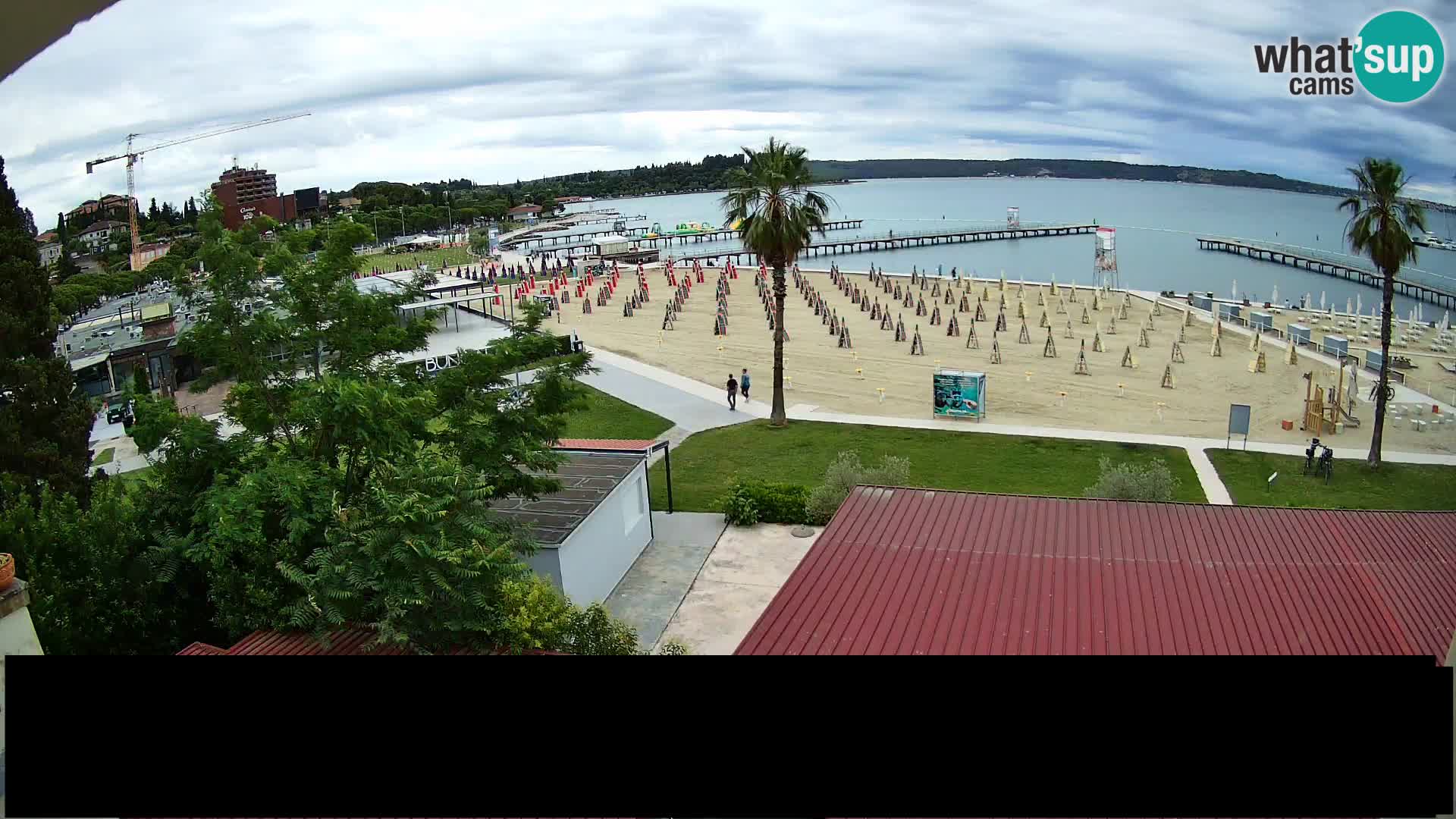 Spletna kamera plaža Portorož