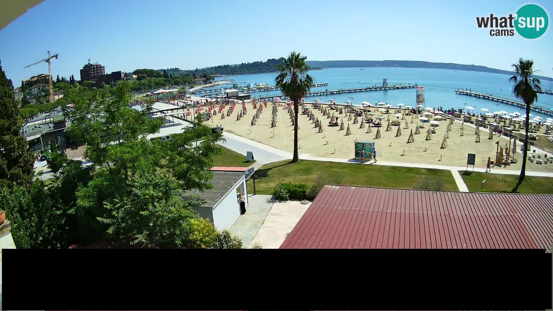 Playa Portorož camera en vivo