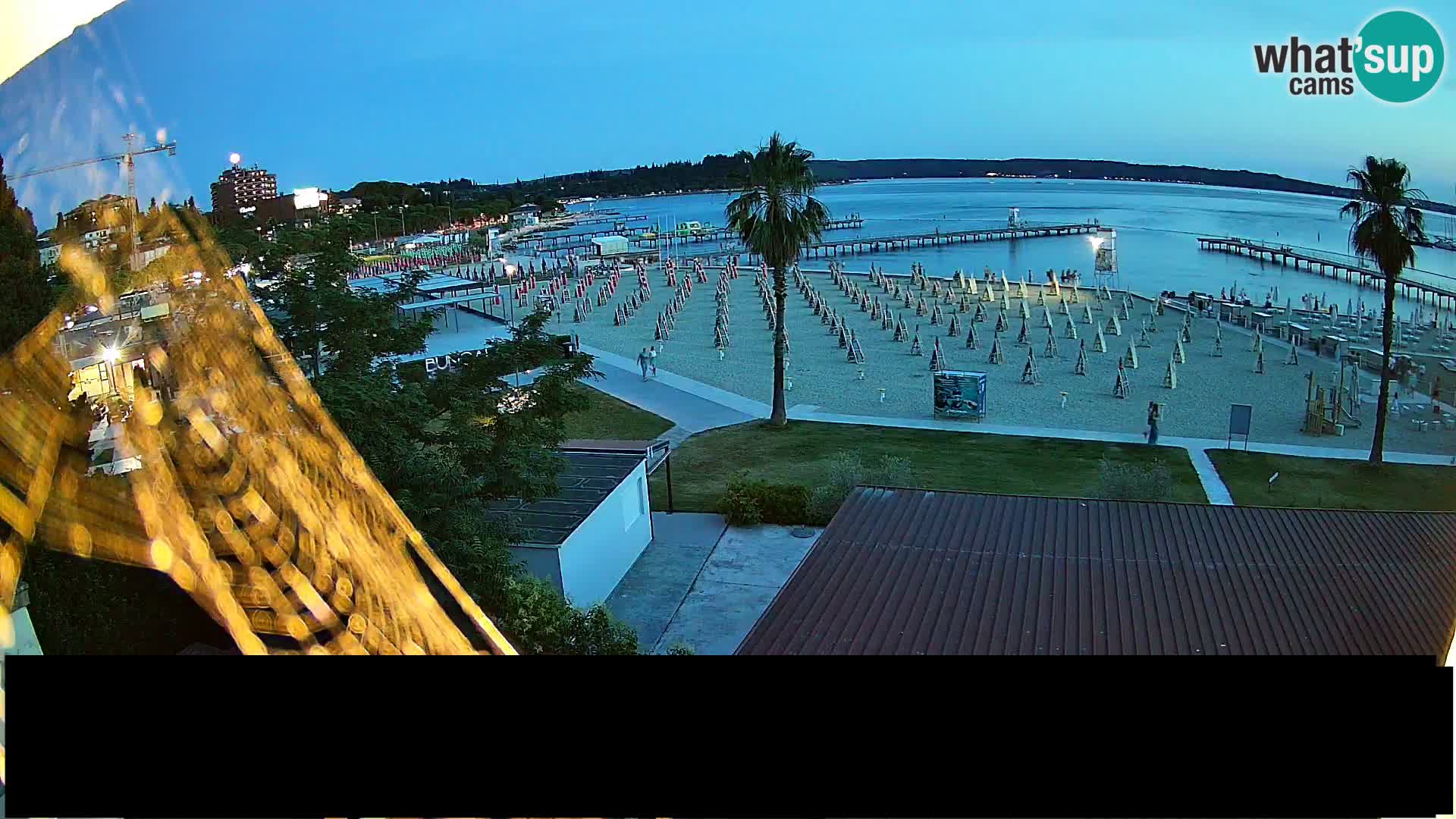 Webcam live Plage Portorož – Caffe Karamela