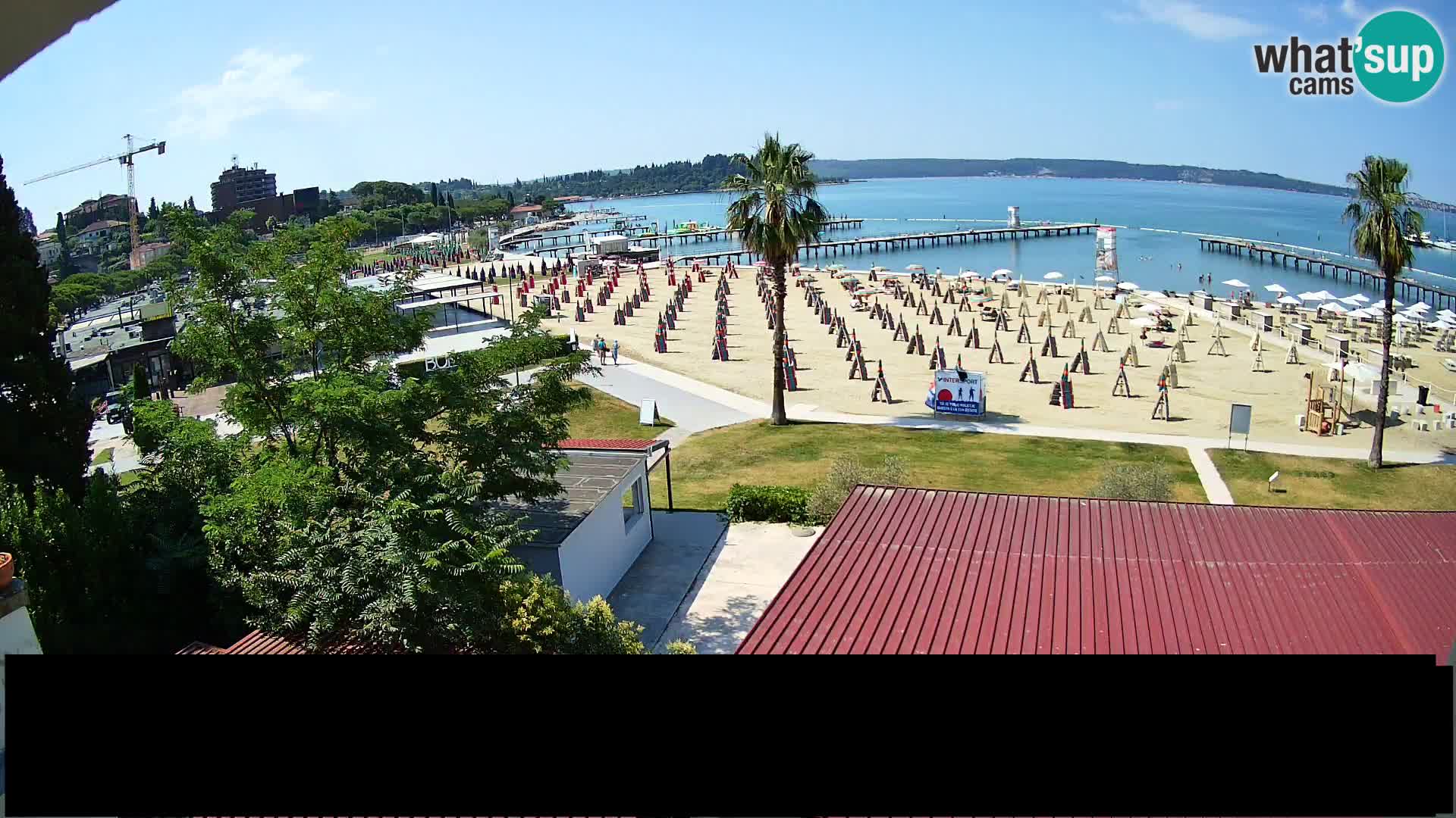 Livecam Portorož beach