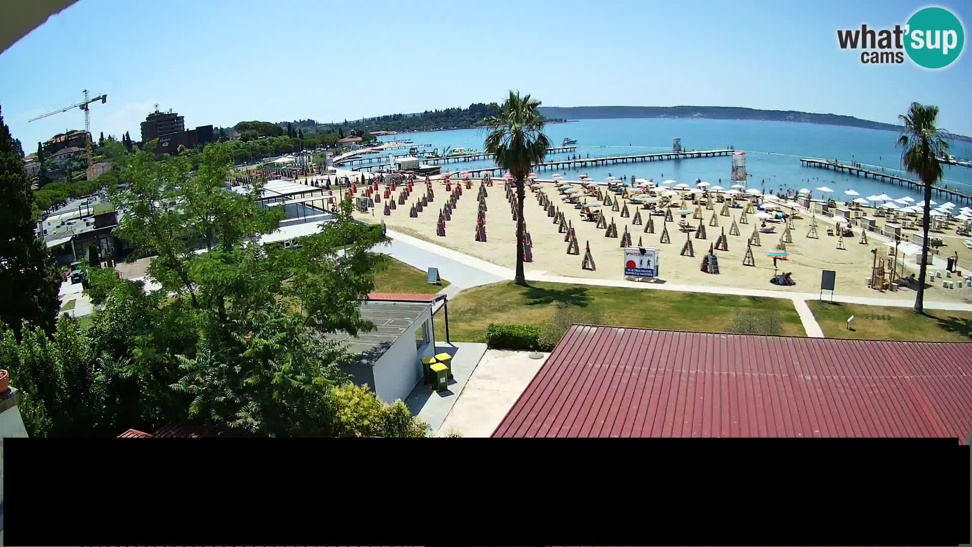Plaža Portorož web kamera